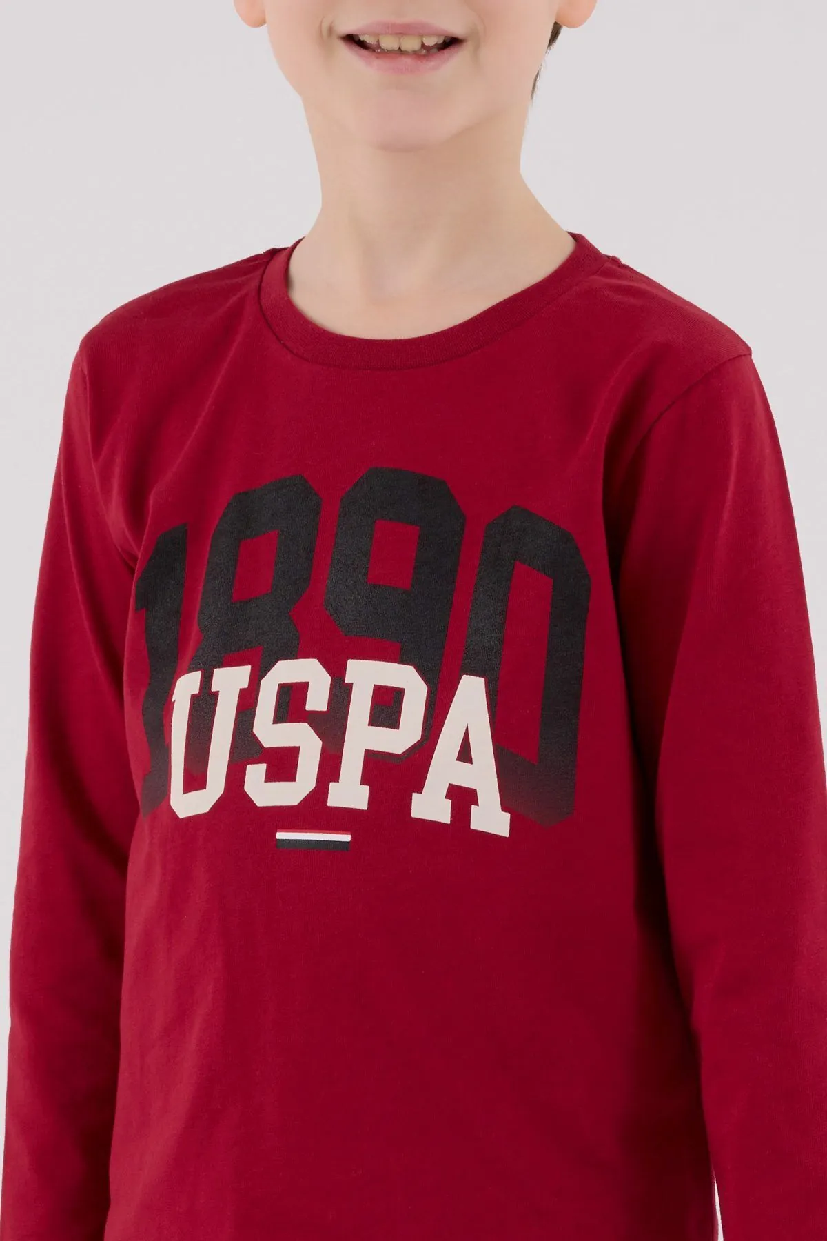 4-15 Yaş Lisanslı Us Polo Assn Erkek Çocuk Takım-Bordo