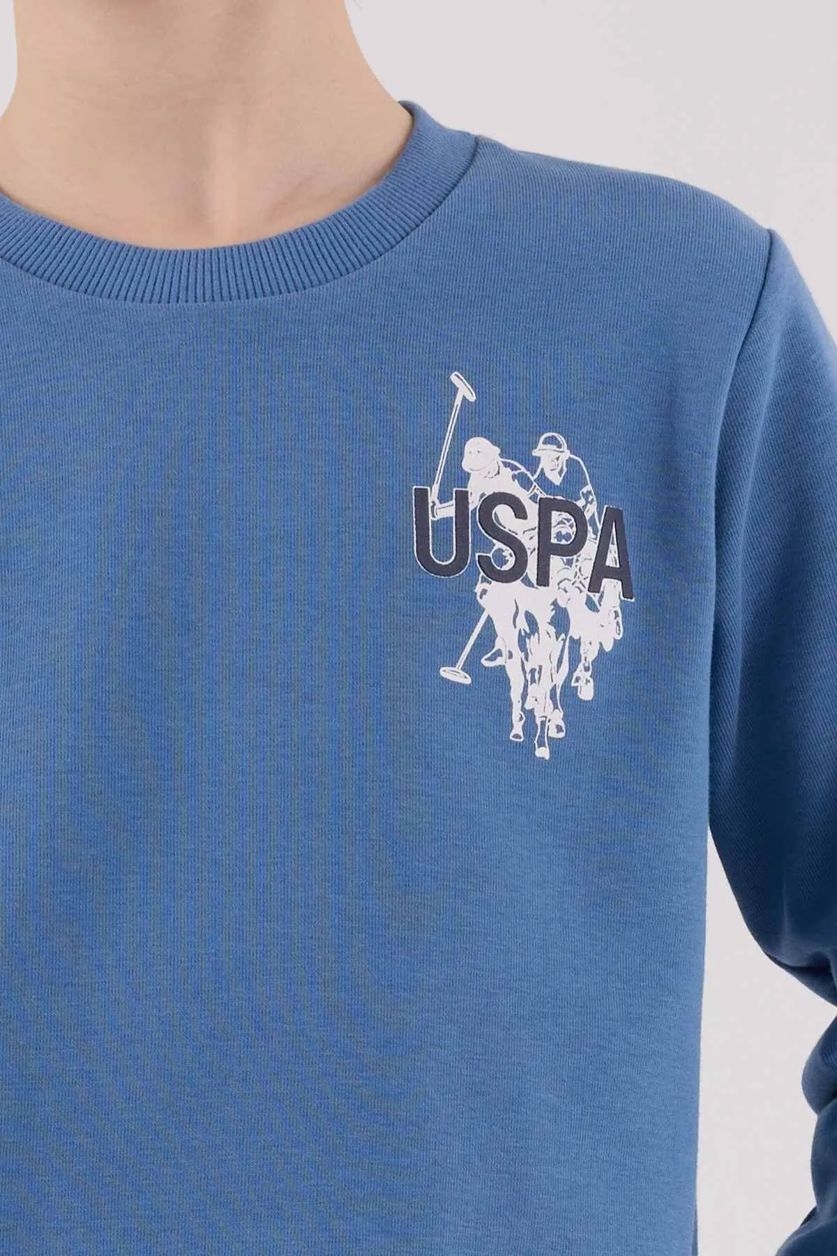 4-15 Yaş Lisanslı Us Polo Assn Erkek Çocuk Takım-Mavi