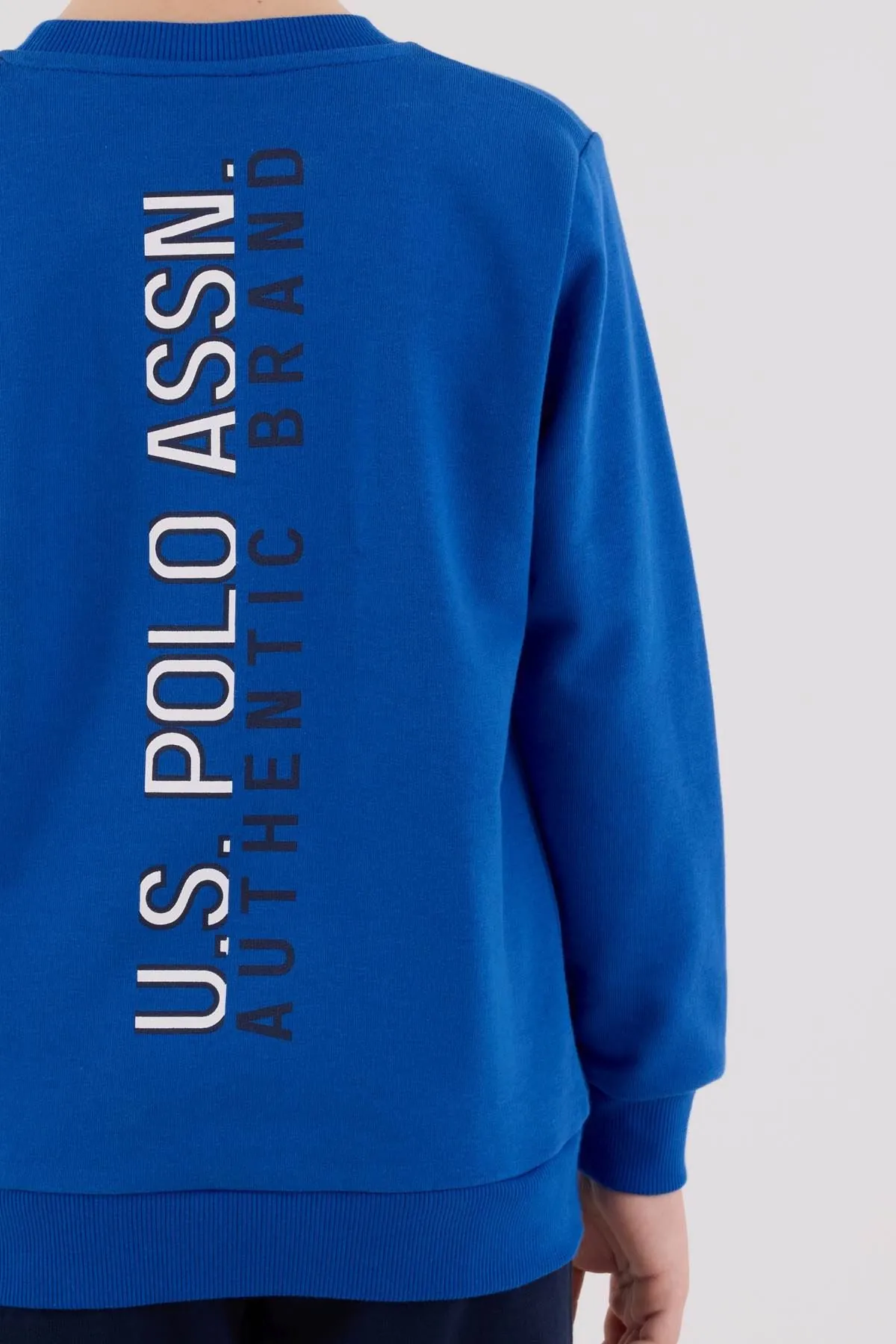 4-15 Yaş Lisanslı Us Polo Assn Erkek Çocuk Takım-Saks