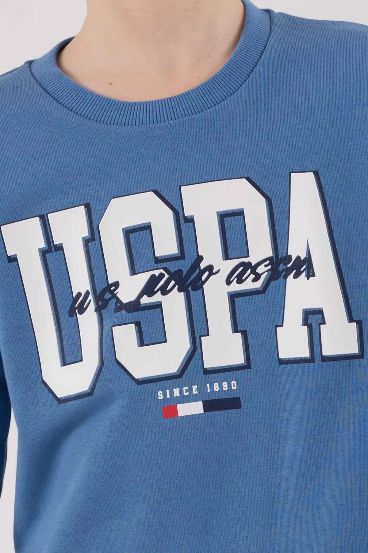 4-15 Yaş Lisanslı Us Polo Assn Erkek Çocuk Takım-Mavi