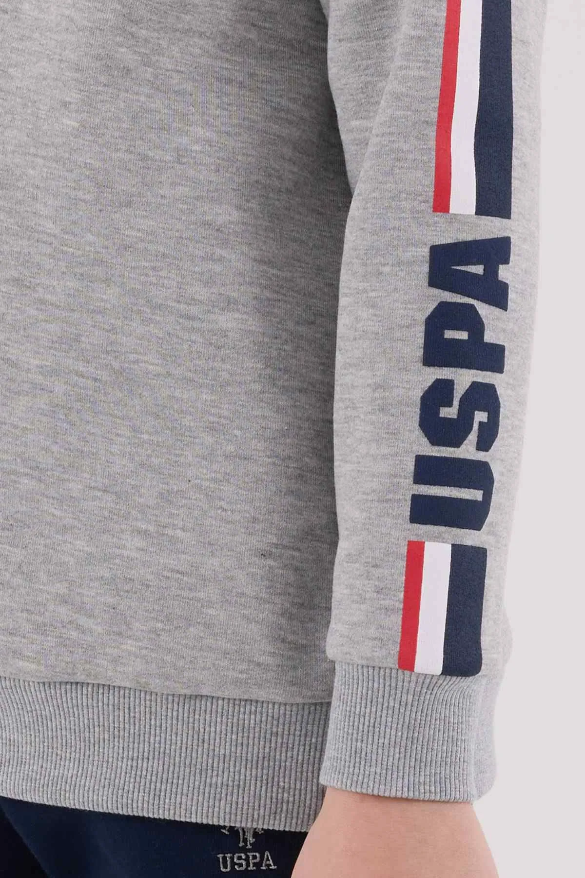 4-15 Yaş Lisanslı Us Polo Assn Erkek Çocuk Takım-Uzay Grisi