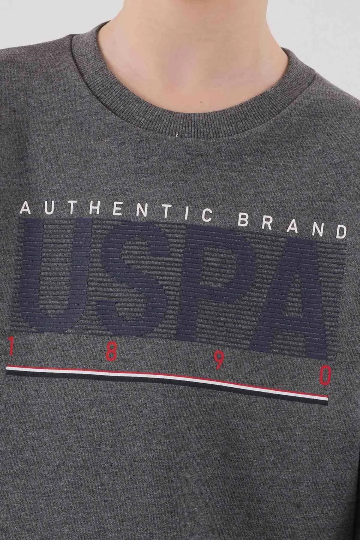 4-15 Yaş Lisanslı Us Polo Assn Erkek Çocuk Takım-Antrasit