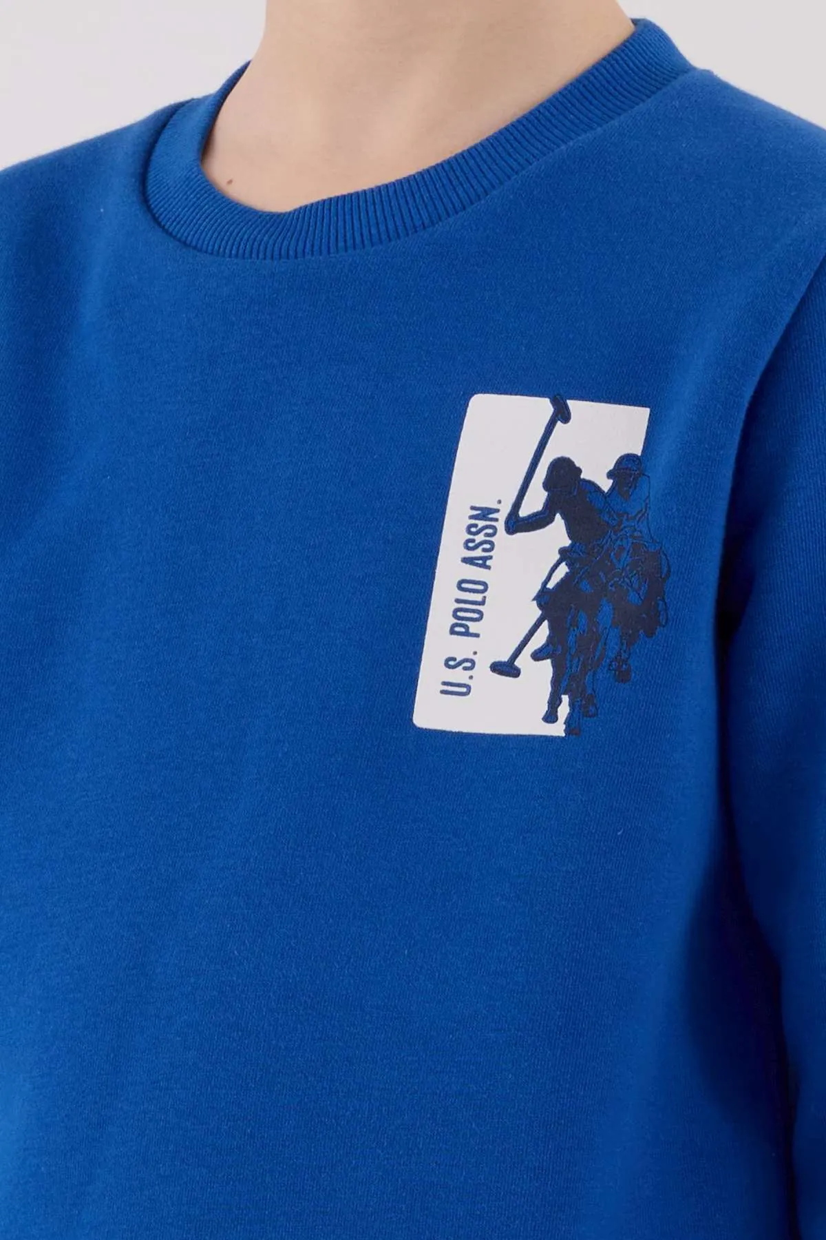 4-15 Yaş Lisanslı Us Polo Assn Erkek Çocuk Takım-Saks