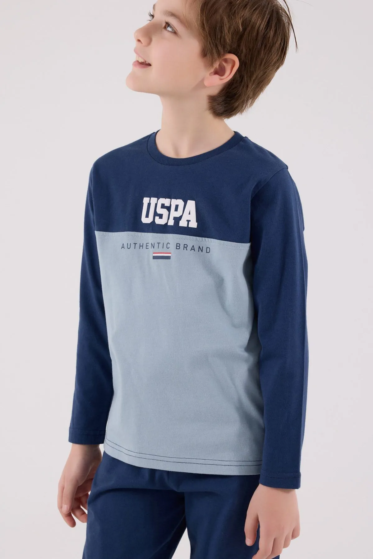 4-15 Yaş Lisanslı Us Polo Assn Erkek Çocuk Takım-İndigo