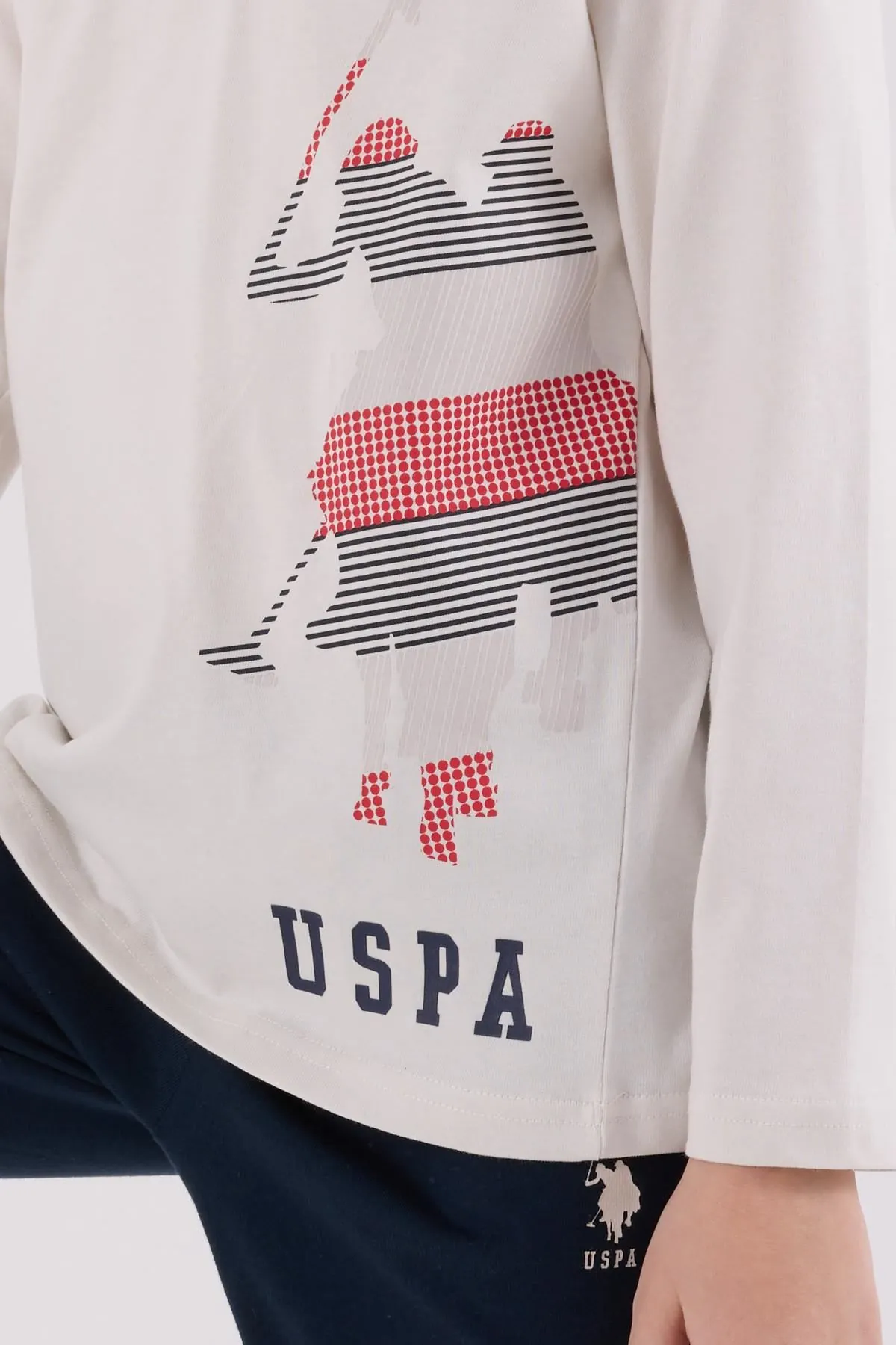 4-15 Yaş Lisanslı Us Polo Assn Erkek Çocuk Takım-Taş