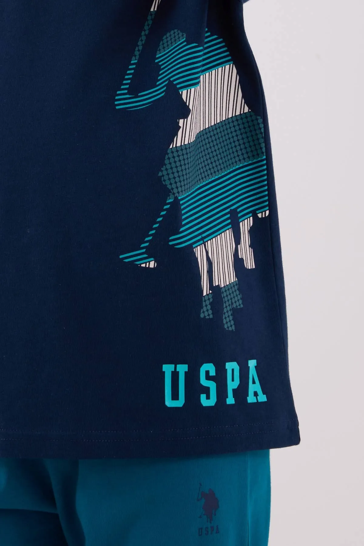 4-15 Yaş Lisanslı Us Polo Assn Erkek Çocuk Takım-Lacivert