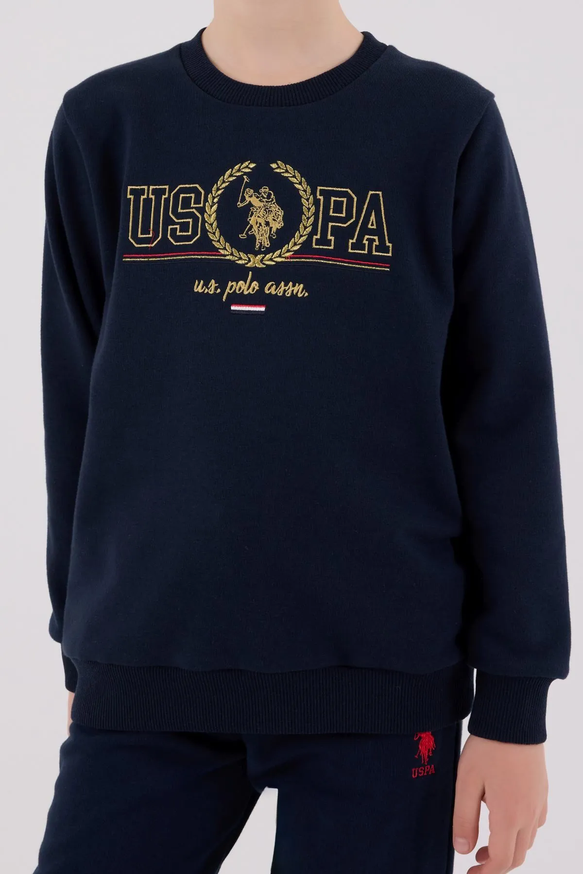 4-15 Yaş Lisanslı Us Polo Assn Erkek Çocuk Takım-Lacivert