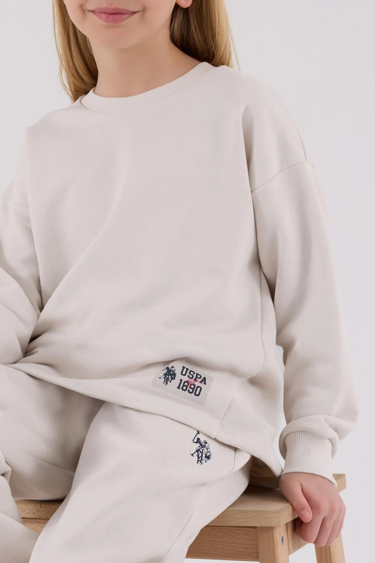 4-15 Yaş Lisanslı Us Polo Assn Kız Çocuk Takım-Taş
