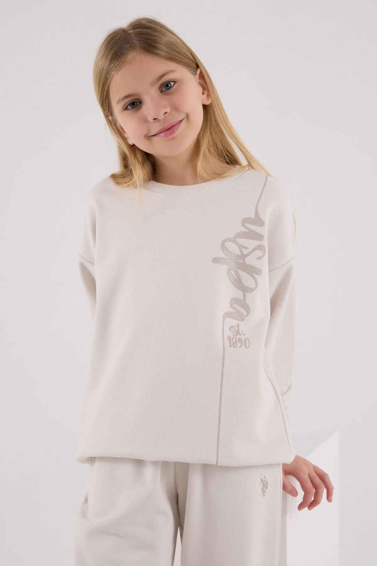 4-15 Yaş Lisanslı Us Polo Assn Kız Çocuk Takım-Taş