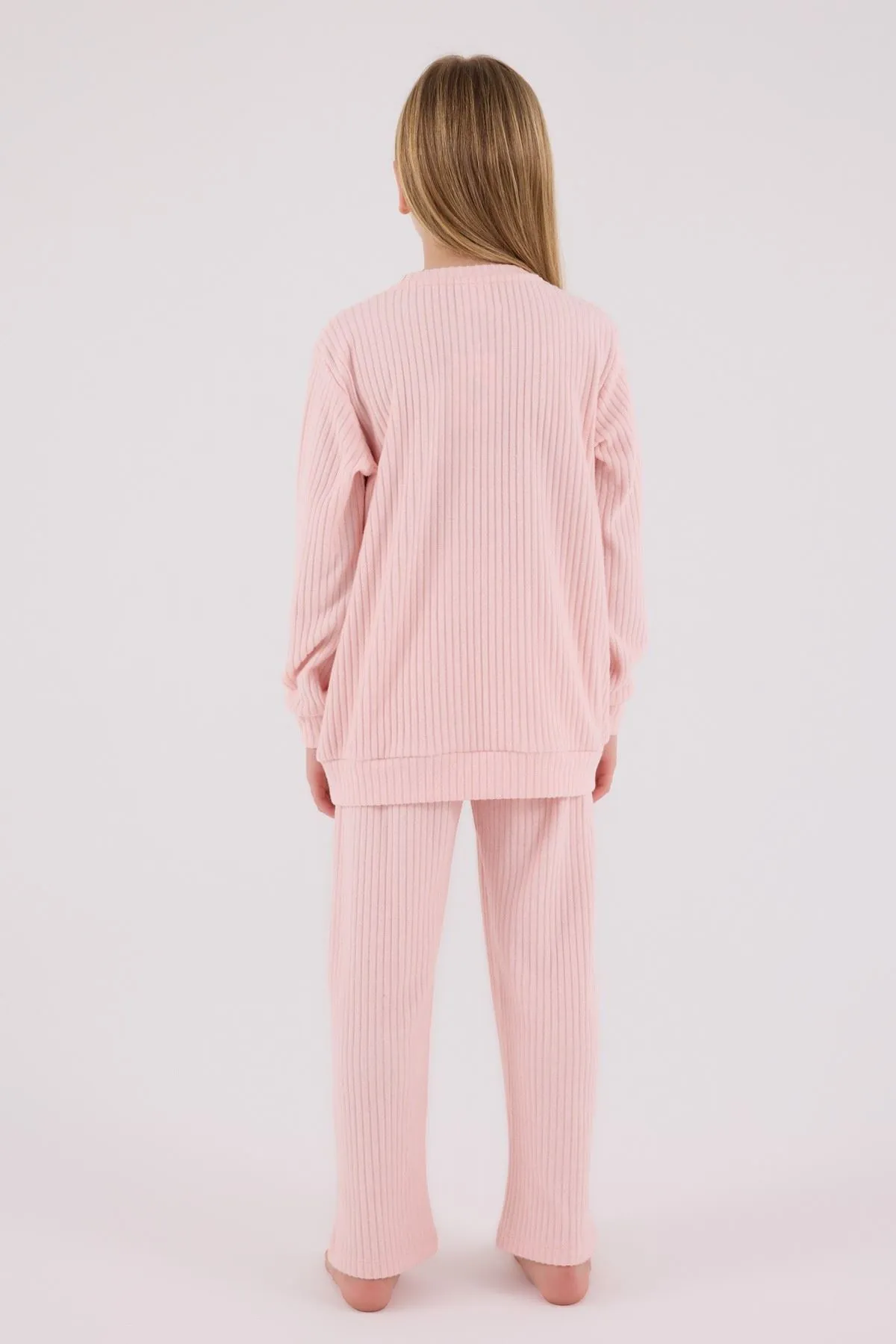 4-15 Yaş Lisanslı Us Polo Assn Kız Çocuk Takım-Pembe