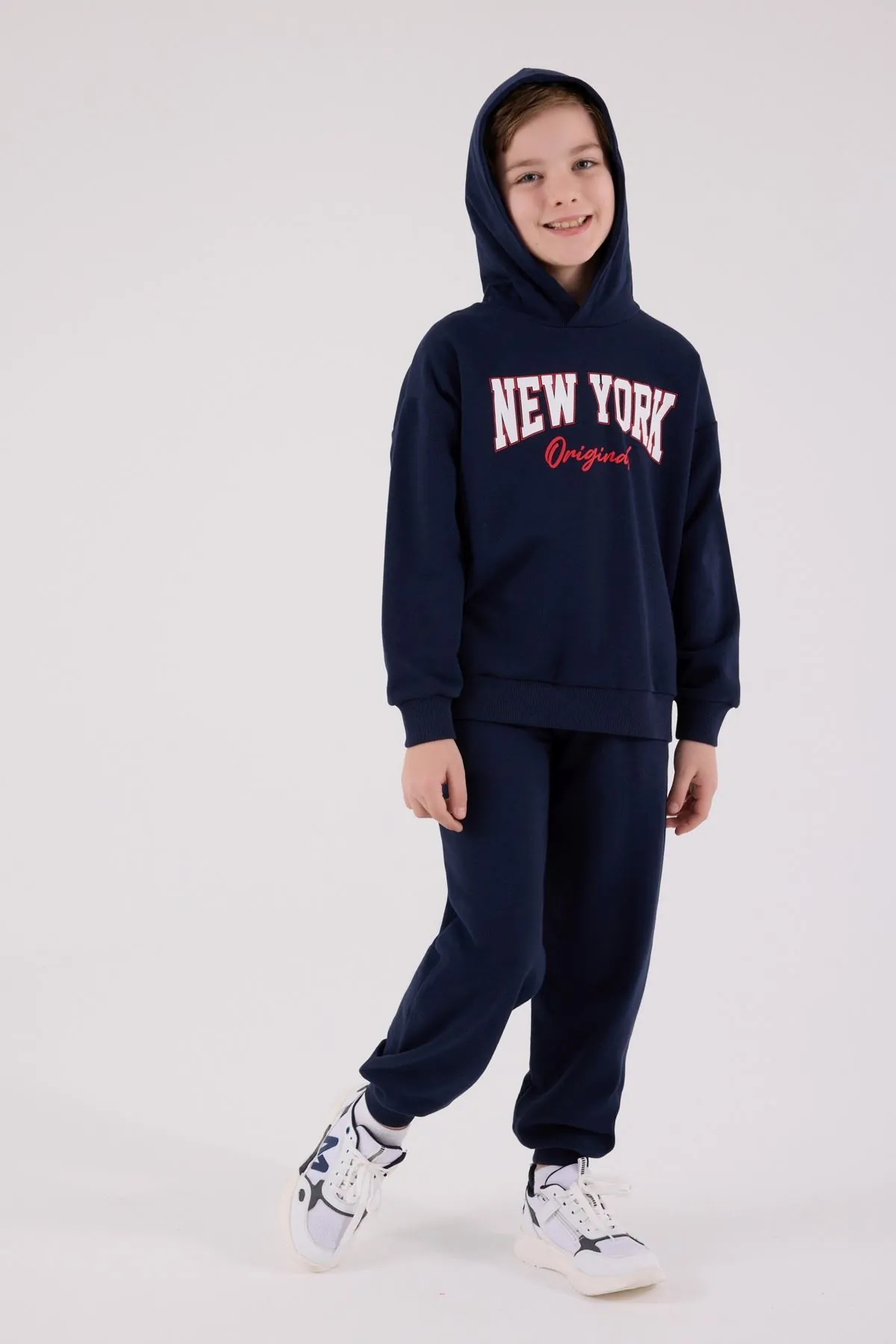 9-15 Yaş New York Erkek Çocuk Takım-Lacivert