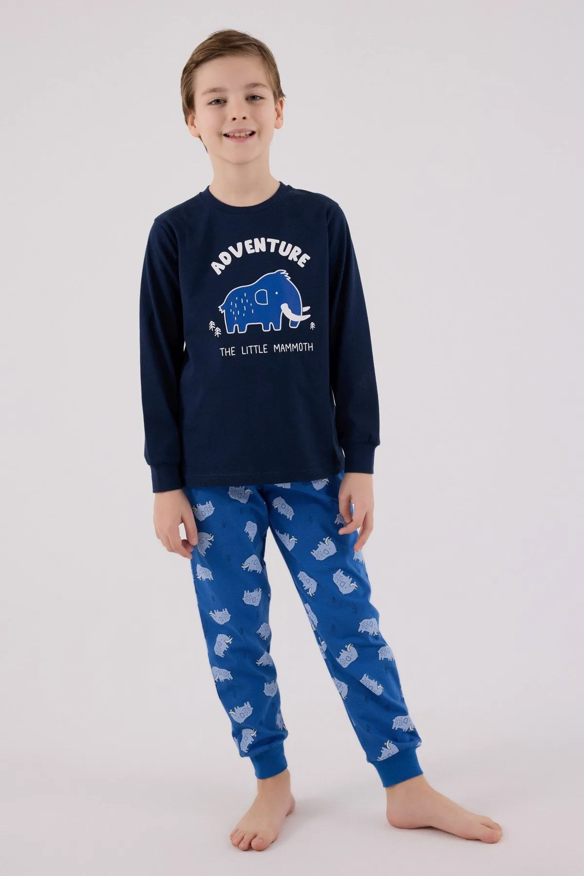 2-8 Yaş Adventure Mammoth Erkek Çocuk Takım-Lacivert