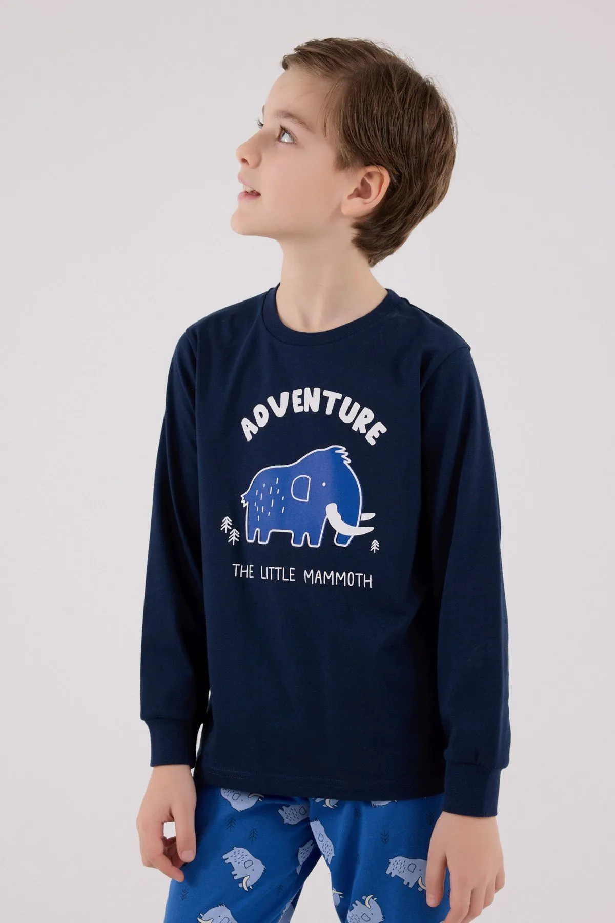 2-8 Yaş Adventure Mammoth Erkek Çocuk Takım-Lacivert