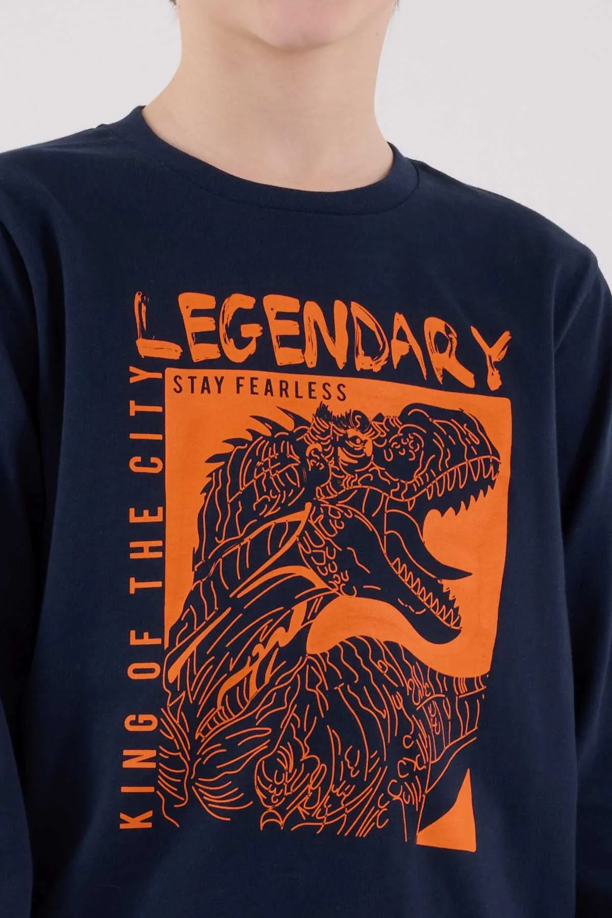 2-8 Yaş Legendary Fearless Erkek Çocuk Takım-Lacivert