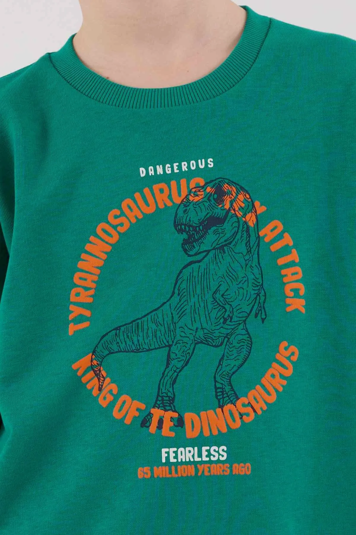 2-8 Yaş Dangerous Fearless Erkek Çocuk Takım-Yeşil