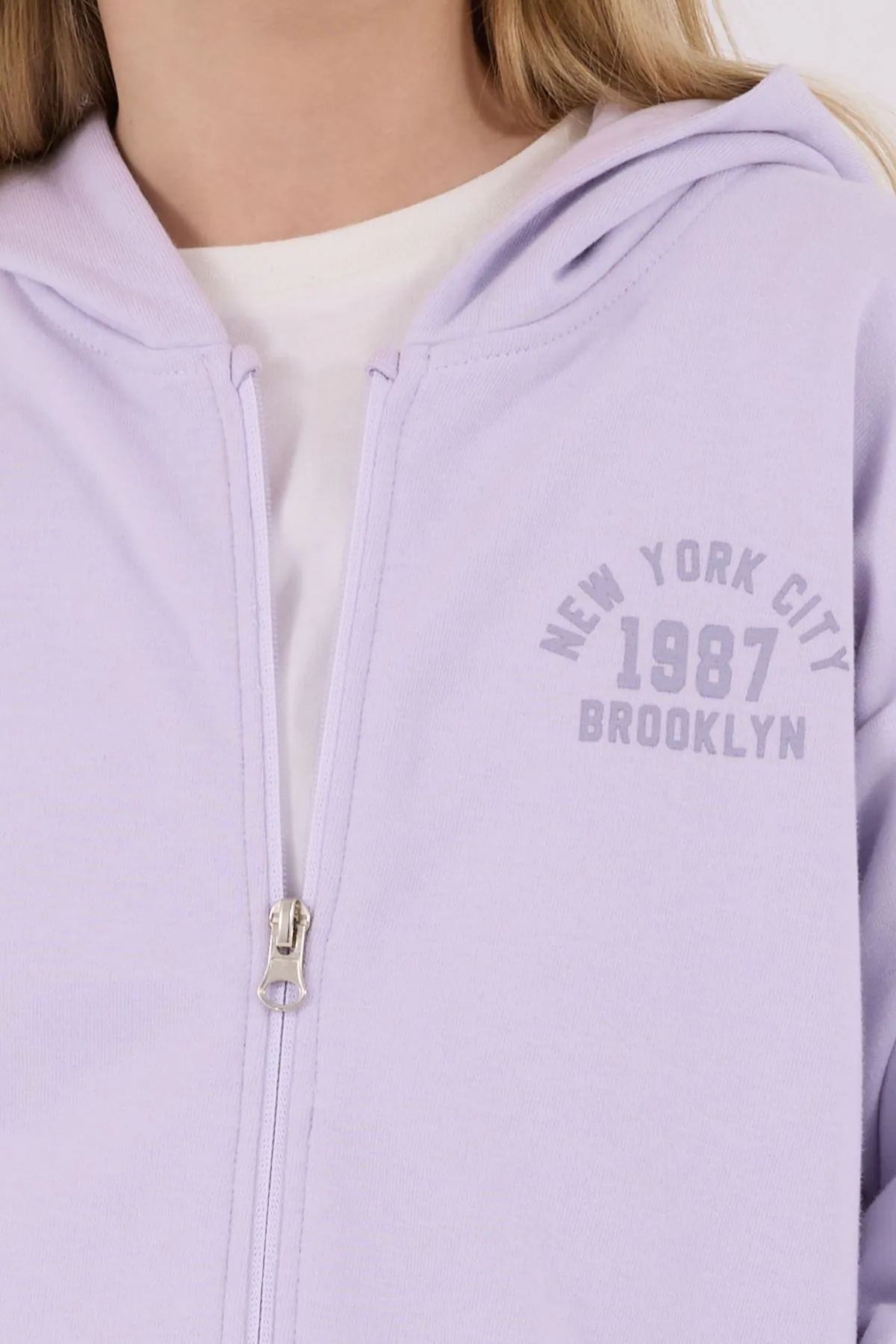 2-15 Yaş New York Kız Çocuk Takım-Lila