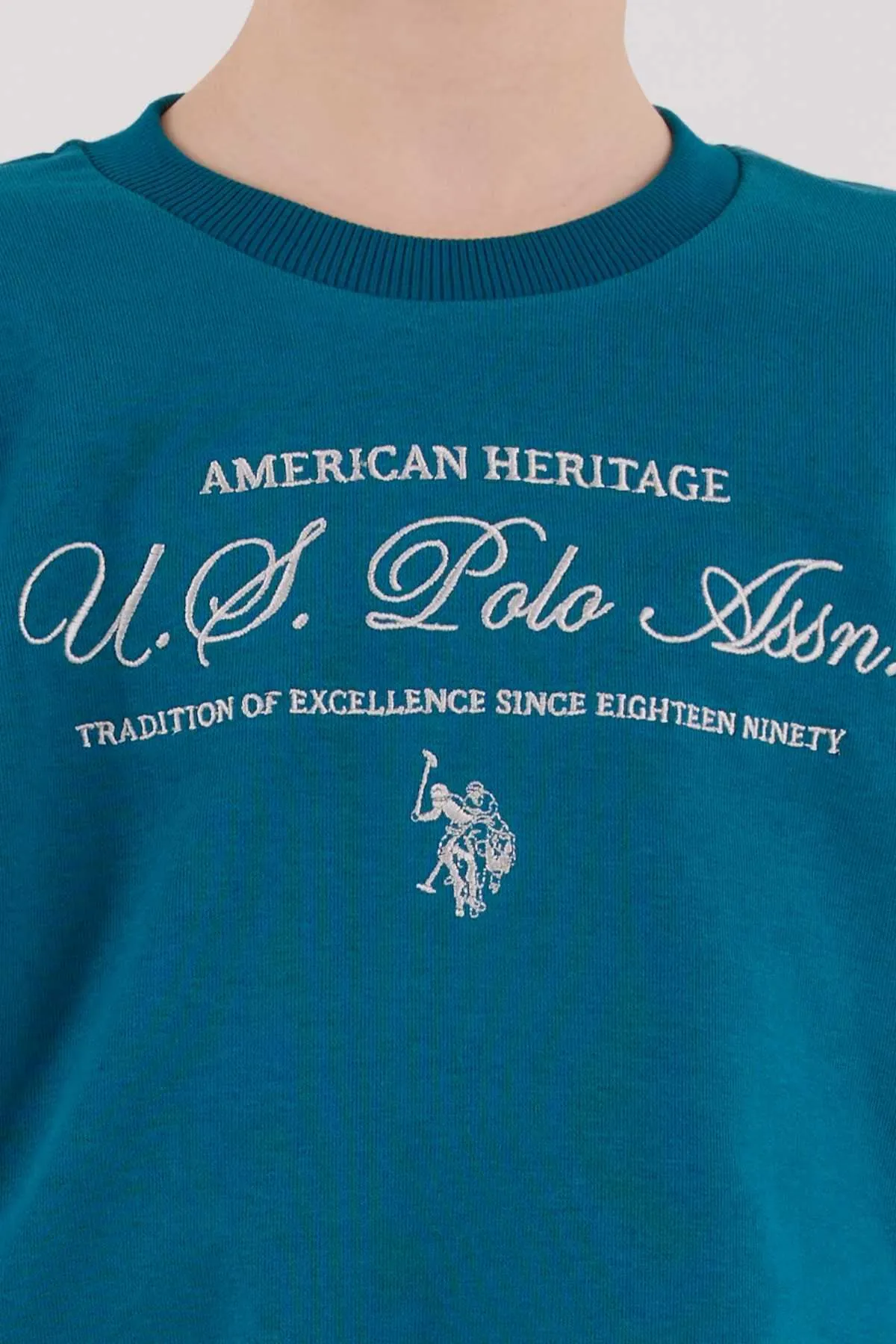 4-15 Yaş Lisanslı Us Polo Assn Erkek Çocuk Takım-Petrol