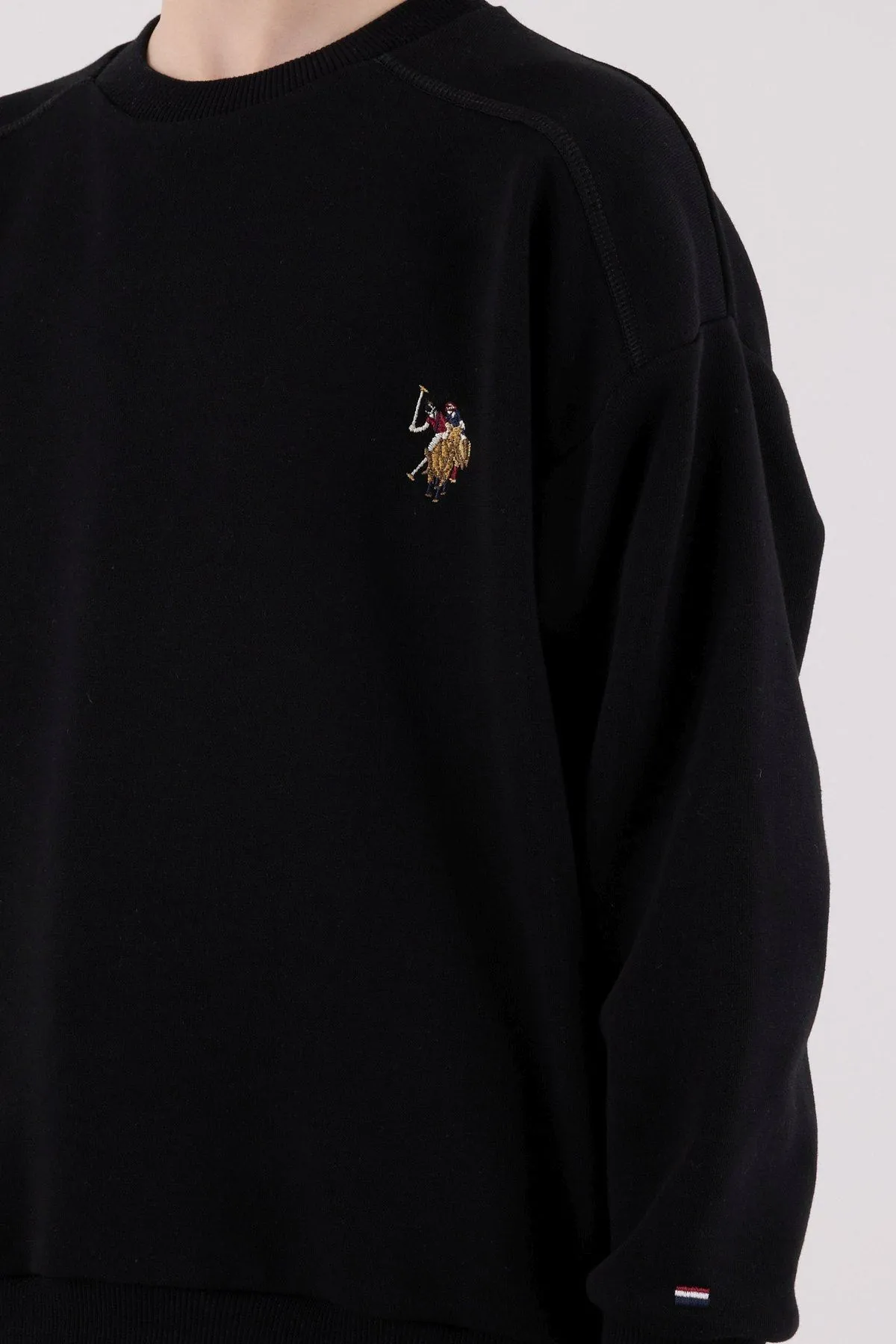 4-15 Yaş Lisanslı Us Polo Assn Erkek Çocuk Takım-Siyah