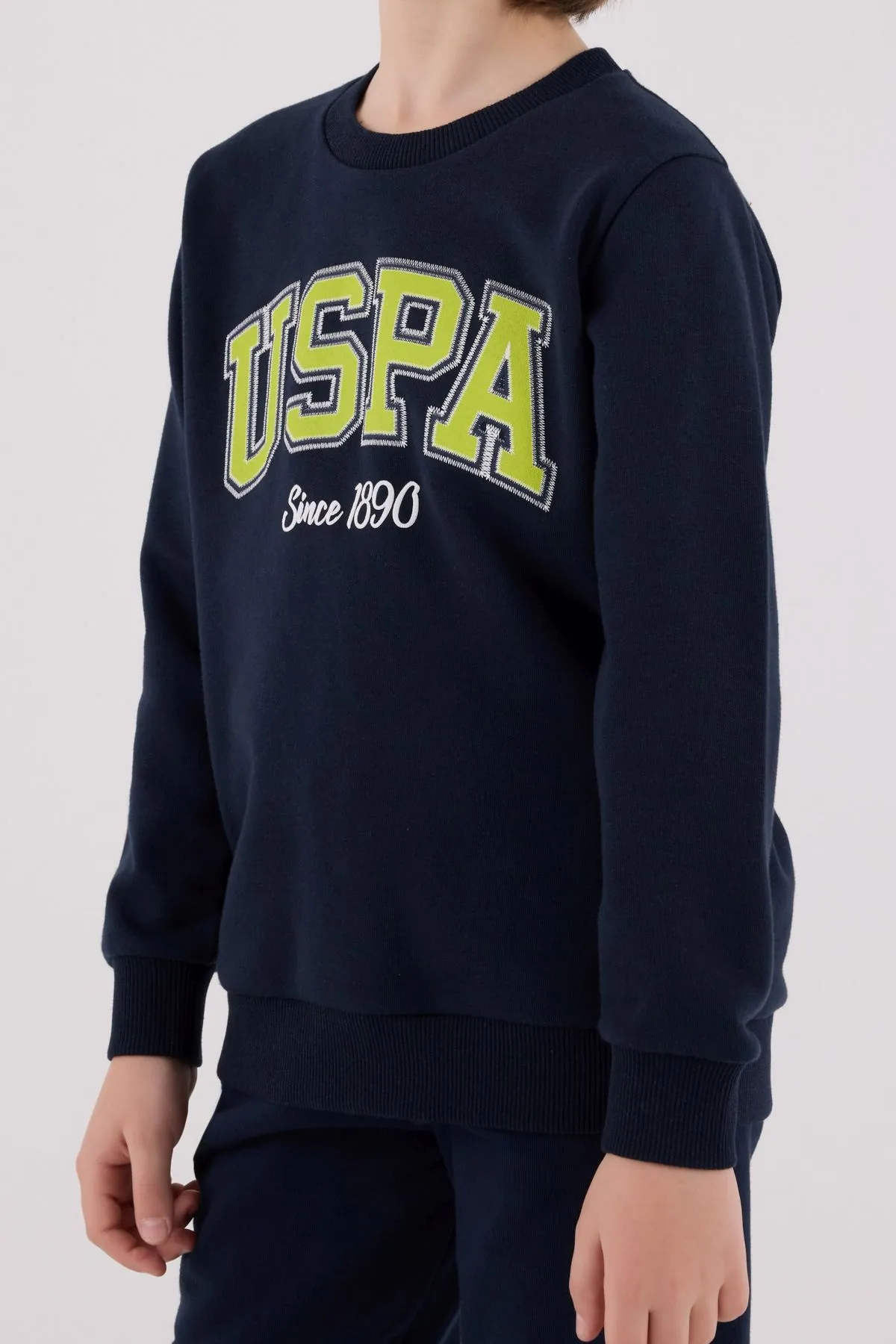4-15 Yaş Lisanslı Us Polo Assn Erkek Çocuk Takım-Lacivert