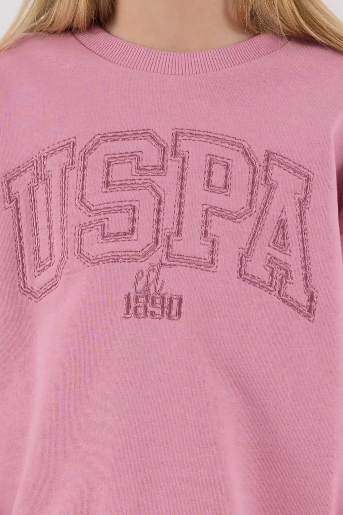 4-15 Yaş Lisanslı Us Polo Assn Kız Çocuk Takım-Gül Kurusu