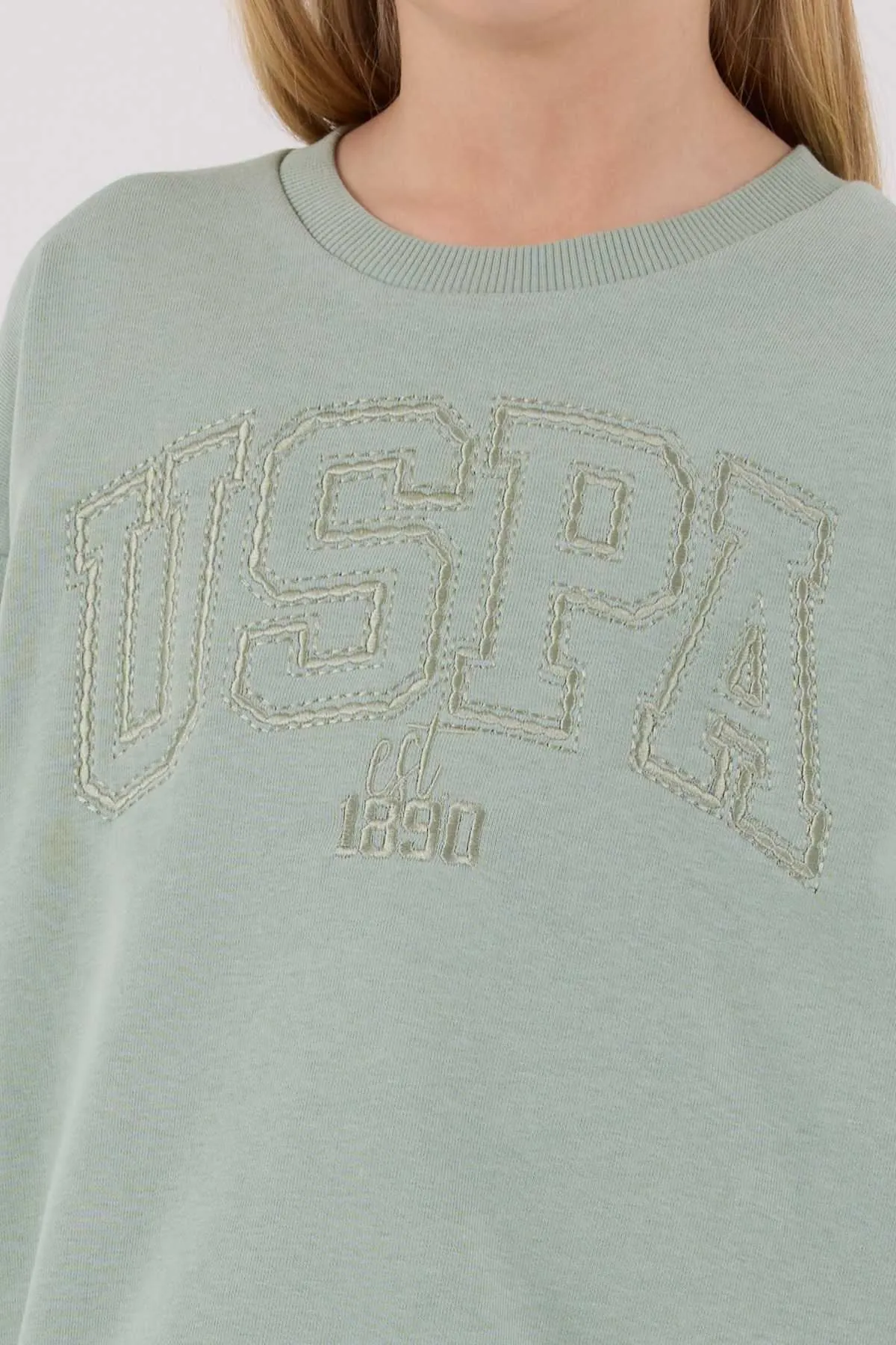4-15 Yaş Lisanslı Us Polo Assn Kız Çocuk Takım-Su Yeşili