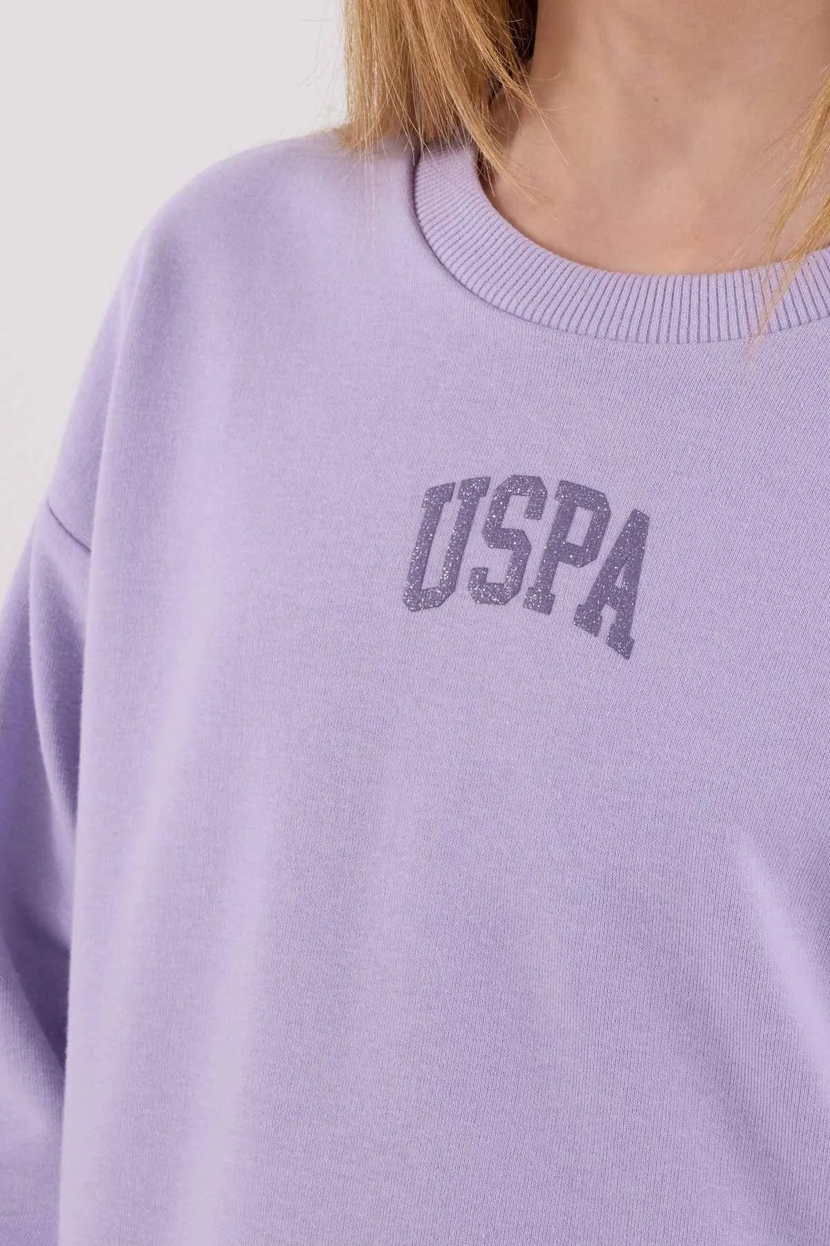 4-15 Yaş Lisanslı Us Polo Assn Kız Çocuk Takım-Lila