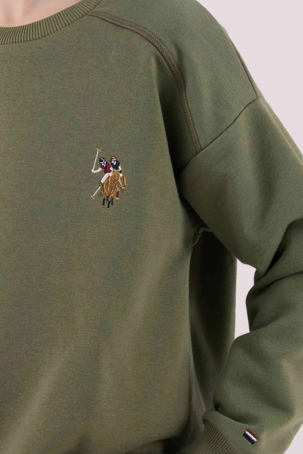 4-15 Yaş Lisanslı Us Polo Assn Erkek Çocuk Takım-Haki