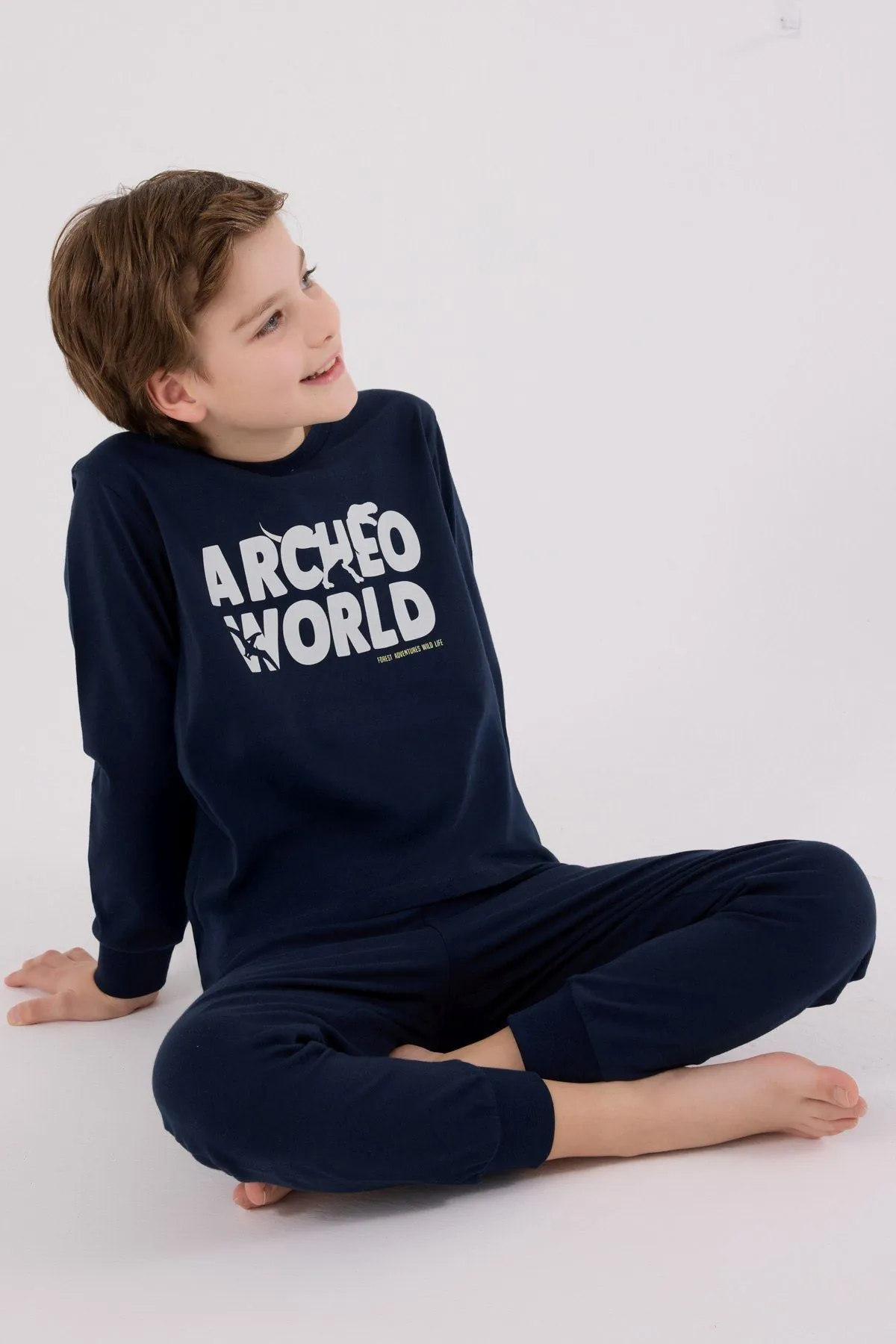 2-8 Yaş Adventures World Erkek Çocuk Takım-Lacivert