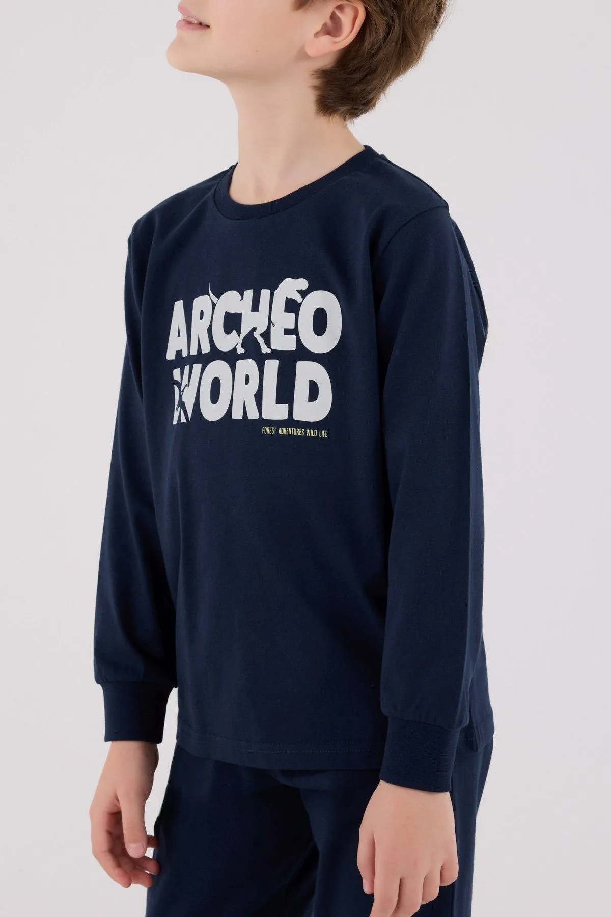 2-8 Yaş Adventures World Erkek Çocuk Takım-Lacivert