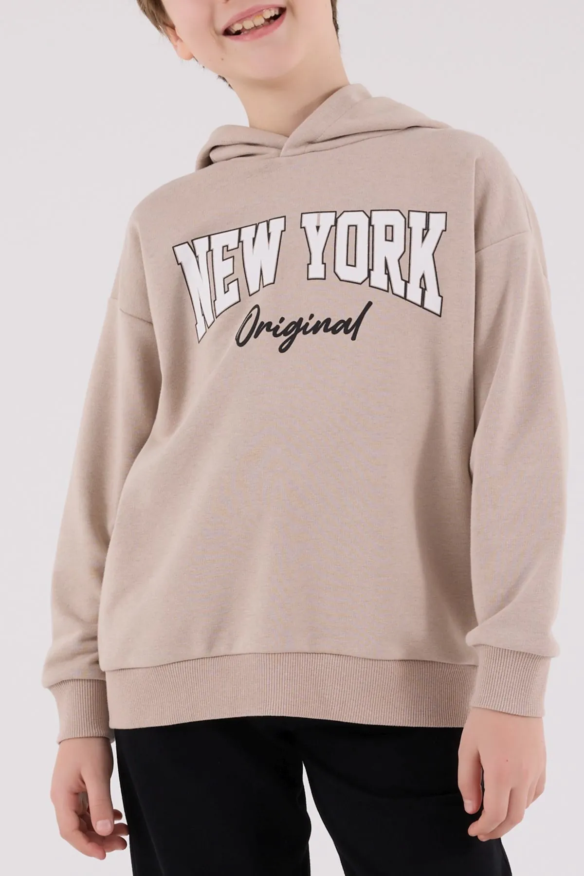 9-15 Yaş New York Erkek Çocuk Takım-Latte
