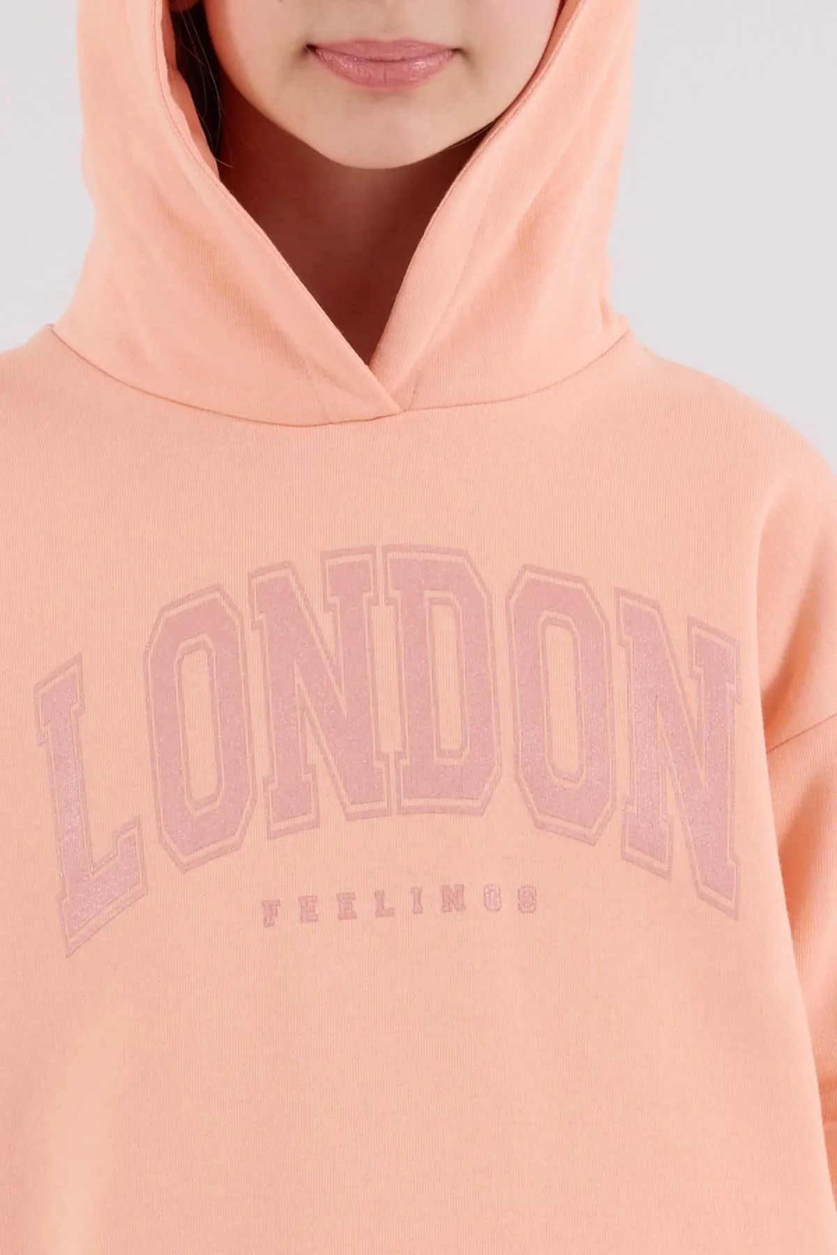 9-15 Yaş London Feelince Kız Çocuk Takım-Somon