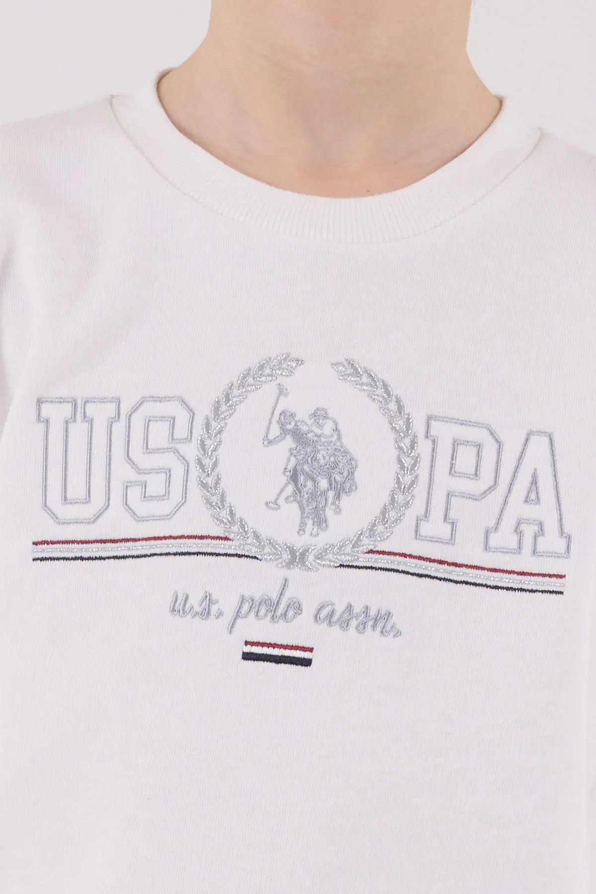 4-15 Yaş Lisanslı Us Polo Assn Erkek Çocuk Takım-Ekru