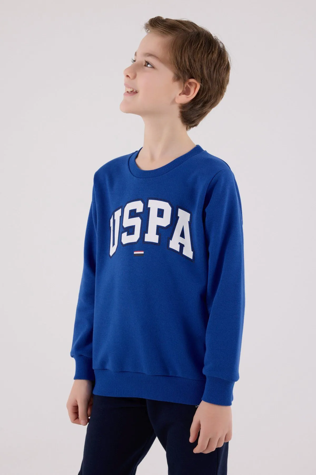 4-15 Yaş Lisanslı Us Polo Assn Erkek Çocuk Takım-Saks