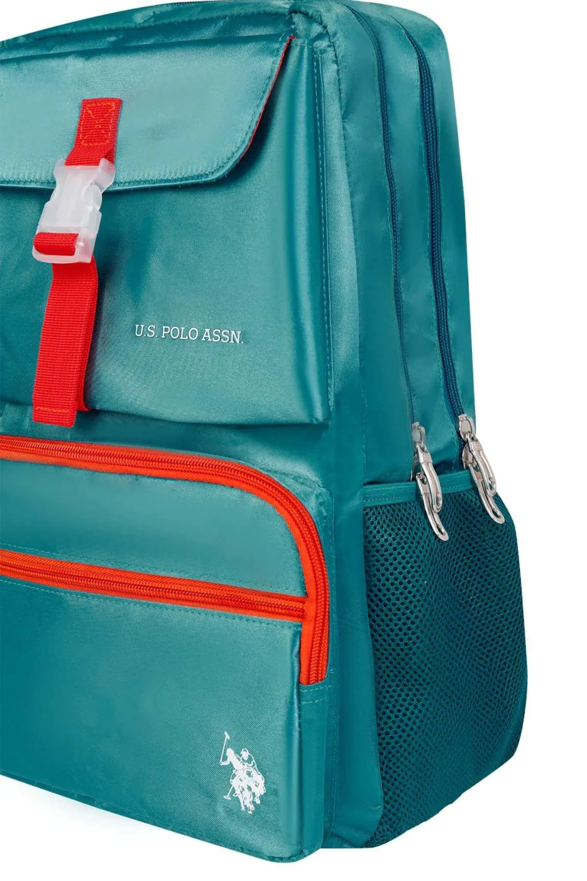 Lisanslı Us Polo ASSN Sırt Çantası-Mint Yeşili