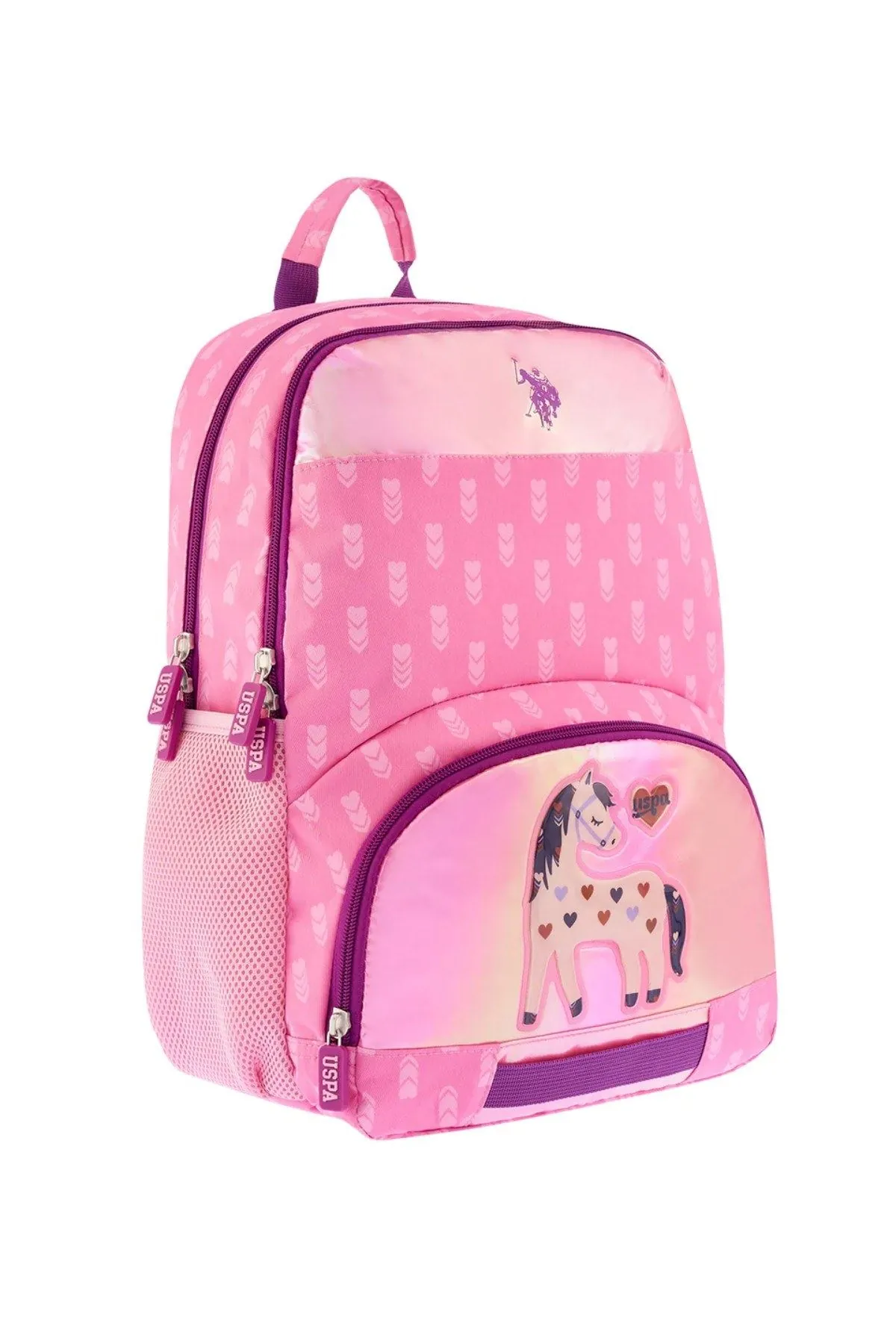 Lisanslı Us Polo ASSN Sırt Çantası-Pembe