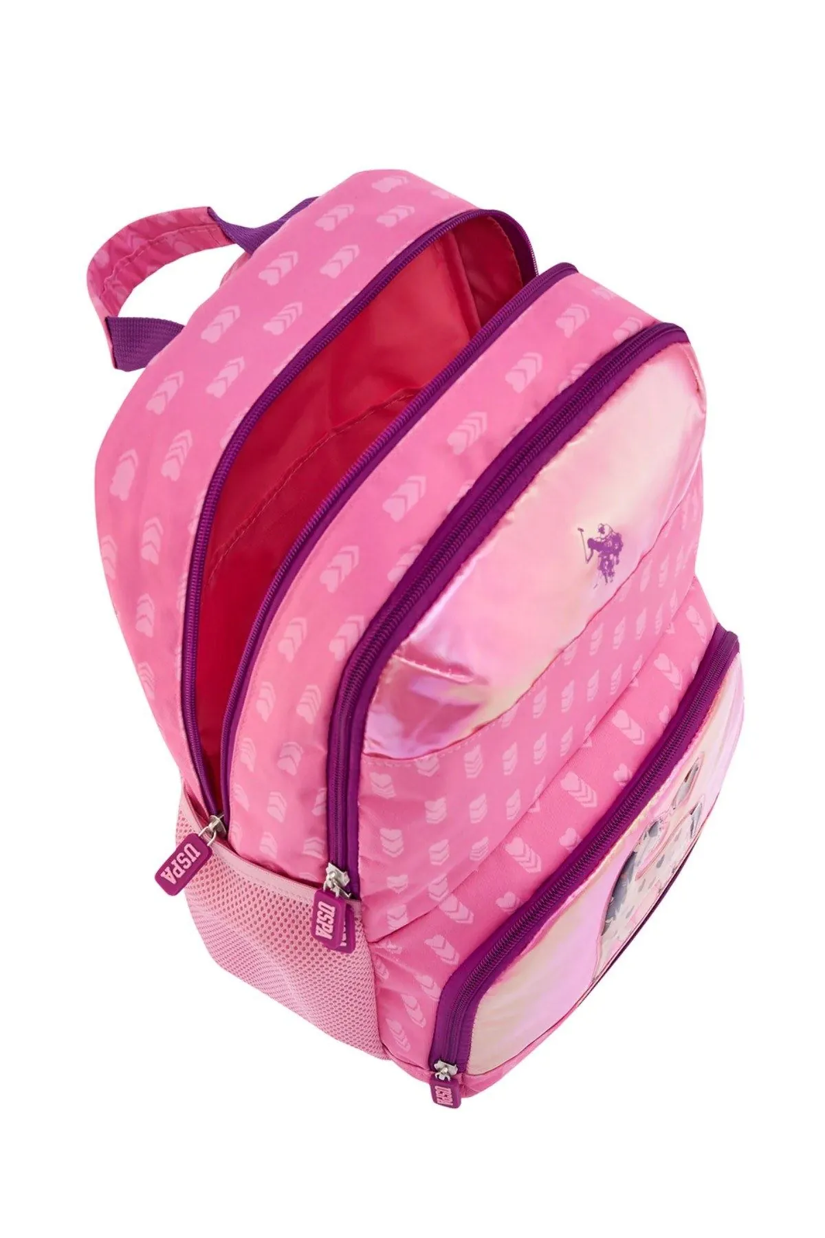 Lisanslı Us Polo ASSN Sırt Çantası-Pembe