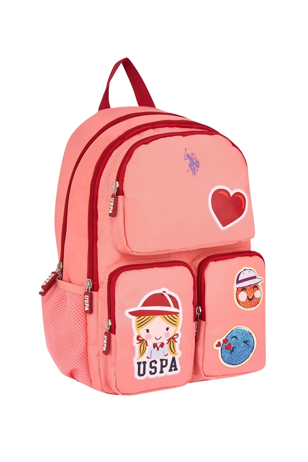Lisanslı Us Polo ASSN Sırt Çantası-Somon