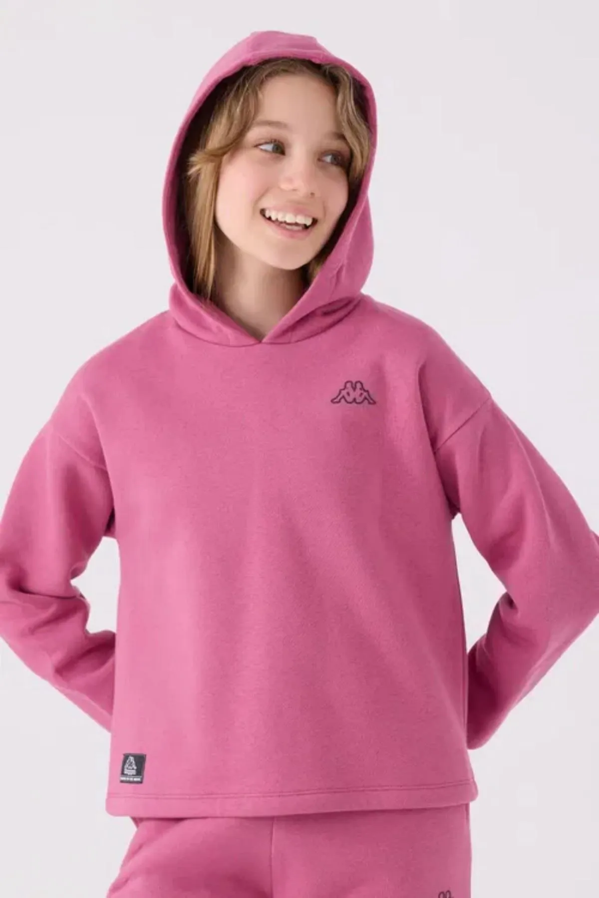 5-16 Yaş KAPPA Kız Çocuk Sweatshırt -Leylak-