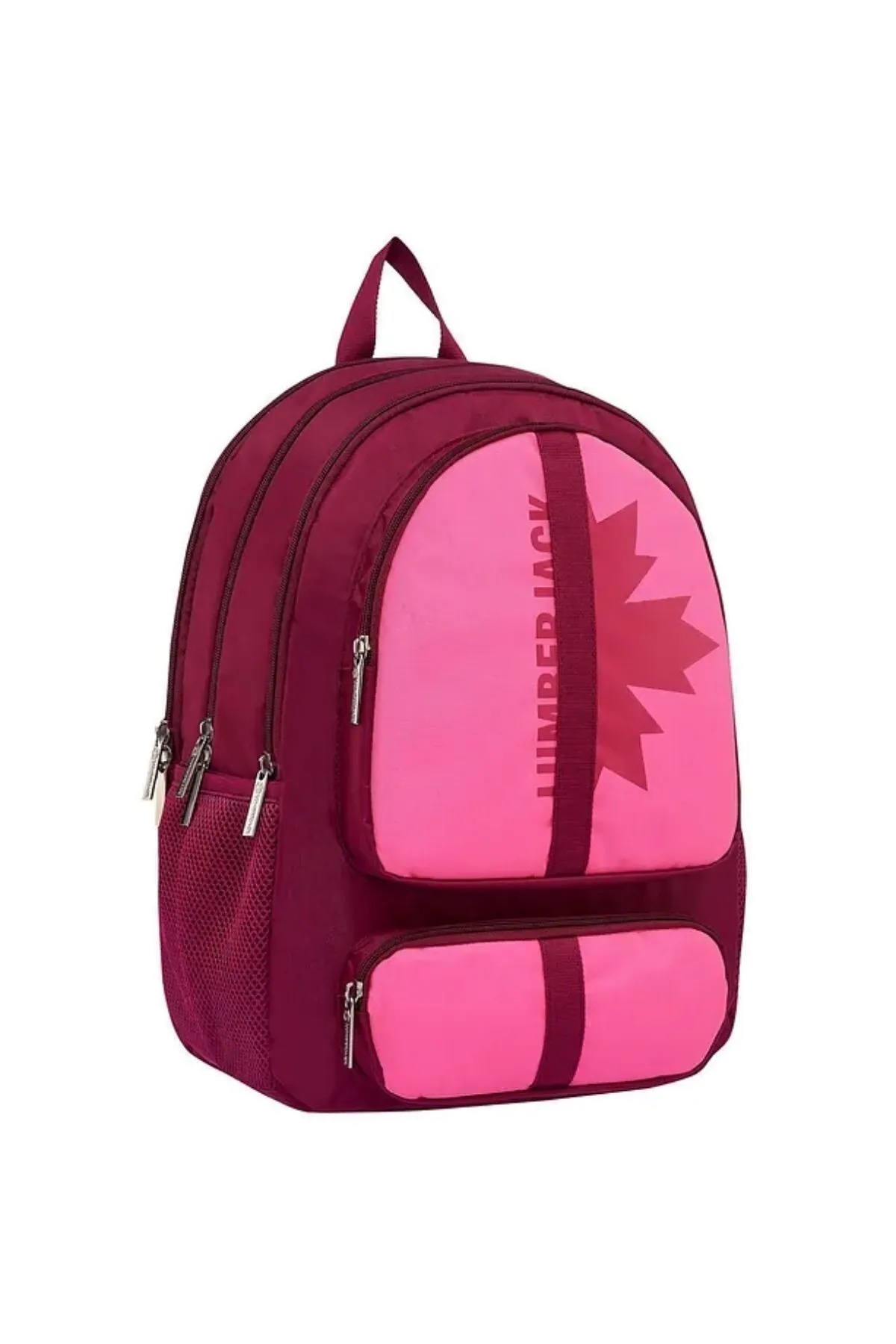 Lisanslı Lumberjack Sırt Çantası-Pembe