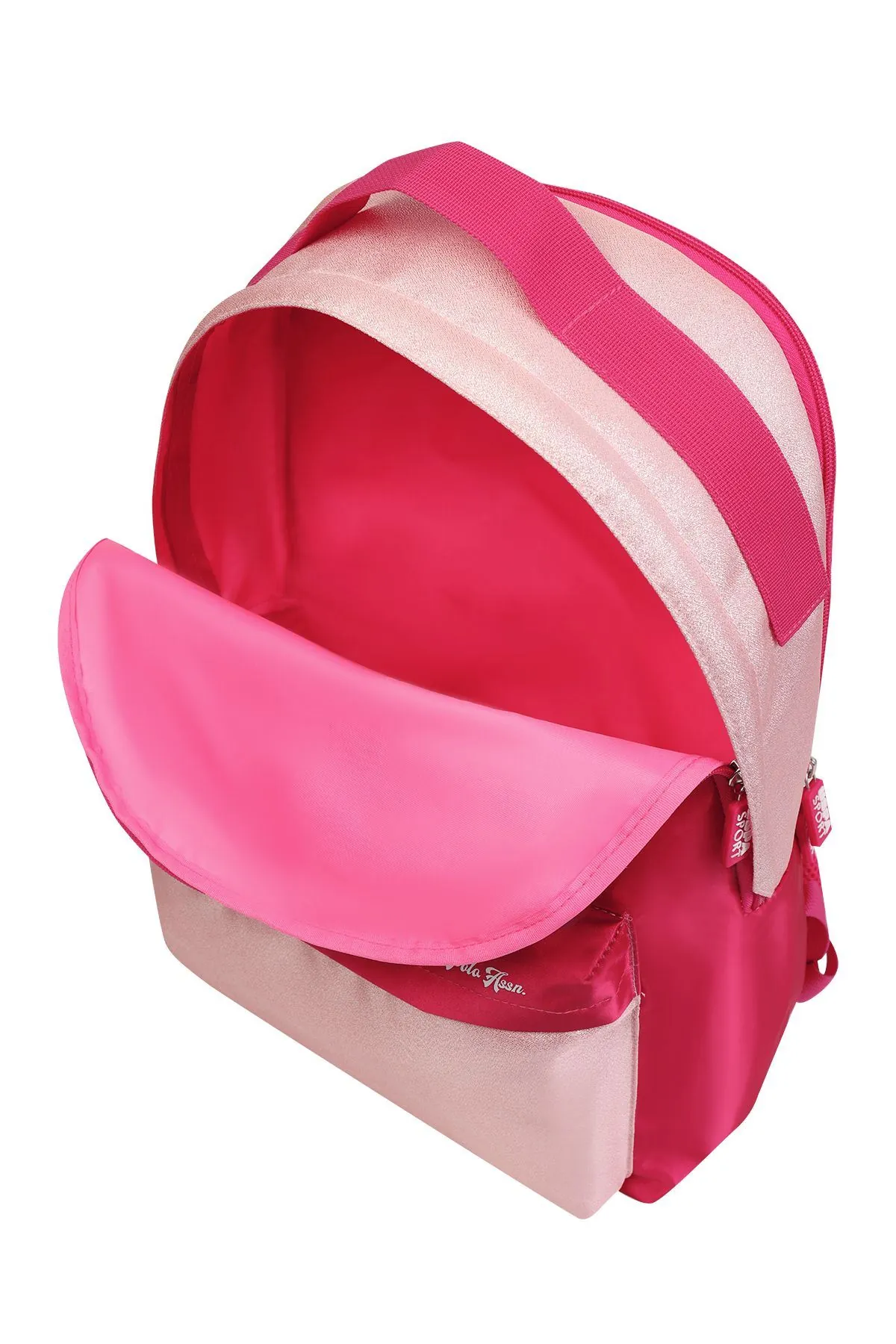 Lisanslı Us Polo ASSN Sırt Çantası-Pembe