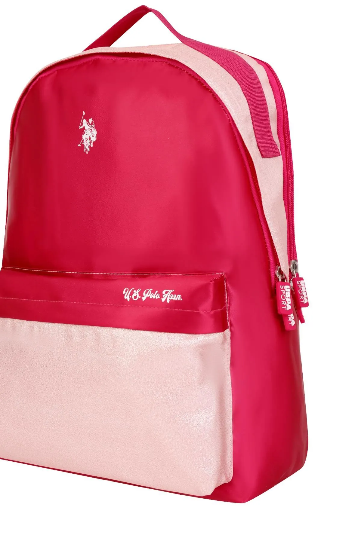 Lisanslı Us Polo ASSN Sırt Çantası-Pembe