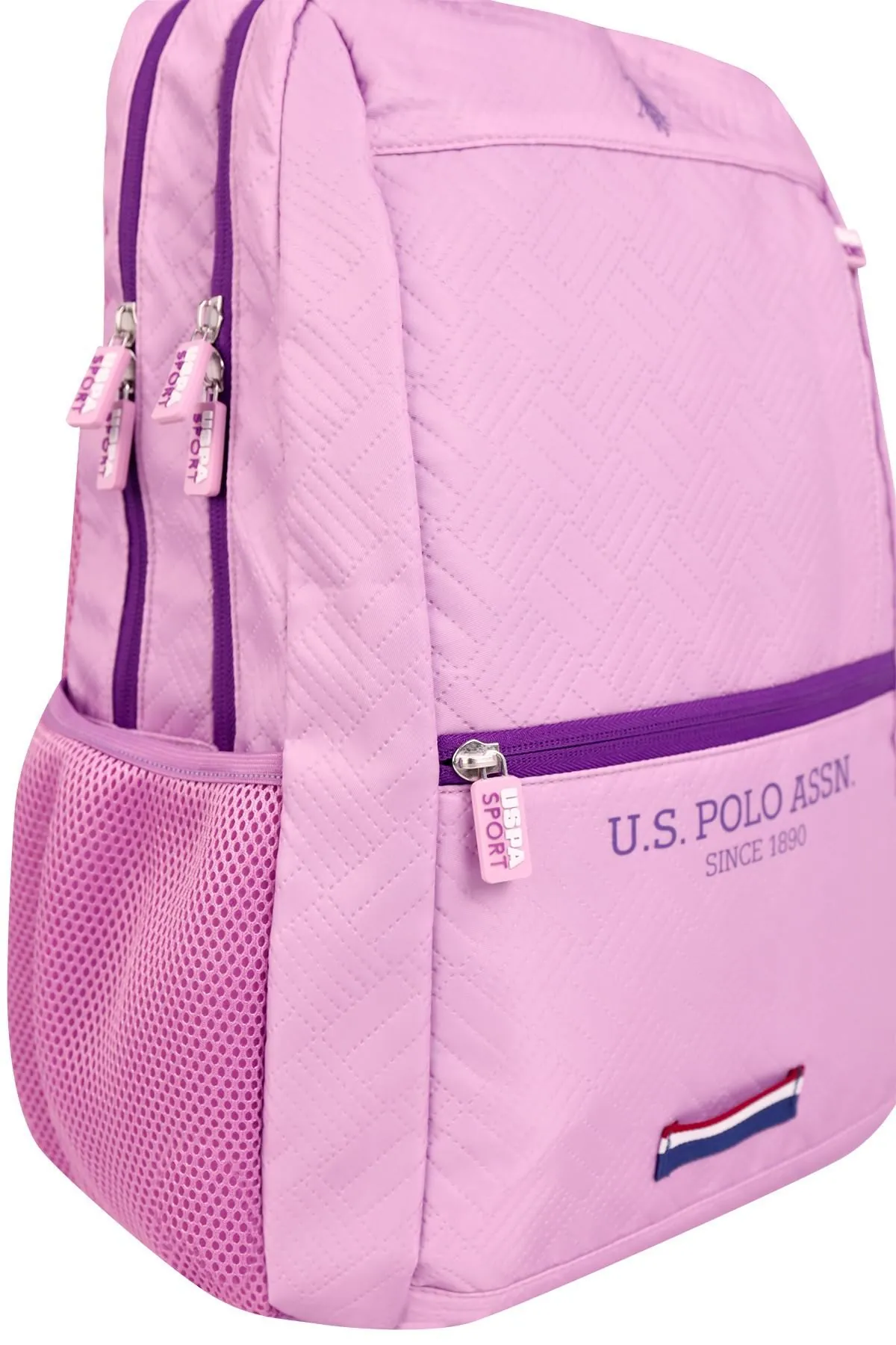 Lisanslı Us Polo ASSN Sırt Çantası-Lila