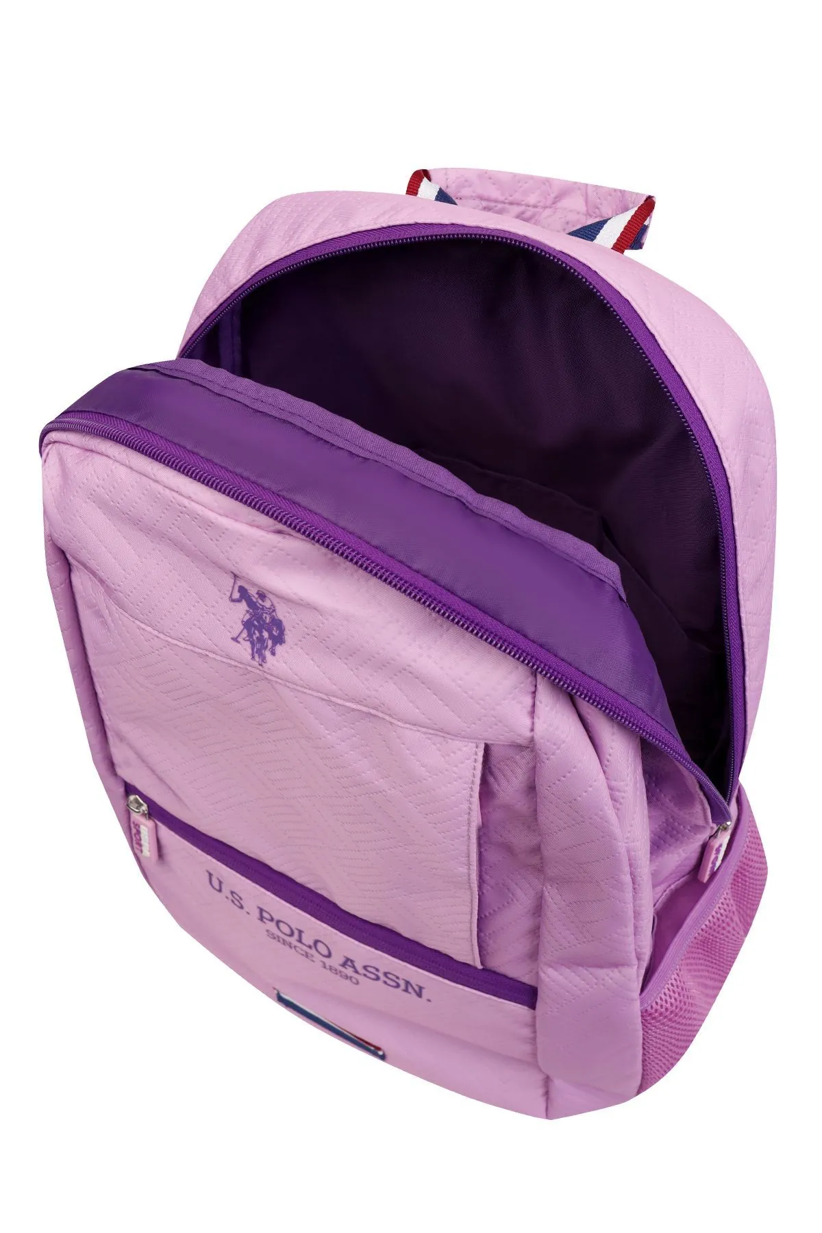 Lisanslı Us Polo ASSN Sırt Çantası-Lila