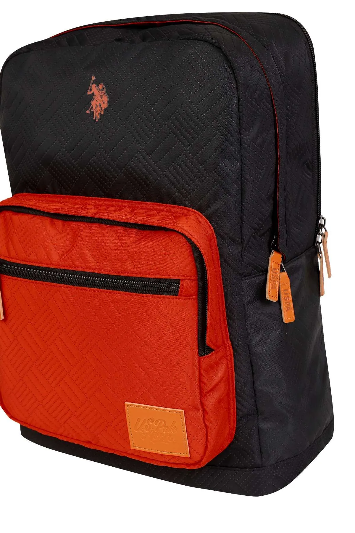 Lisanslı Us Polo ASSN Sırt Çantası-Turuncu