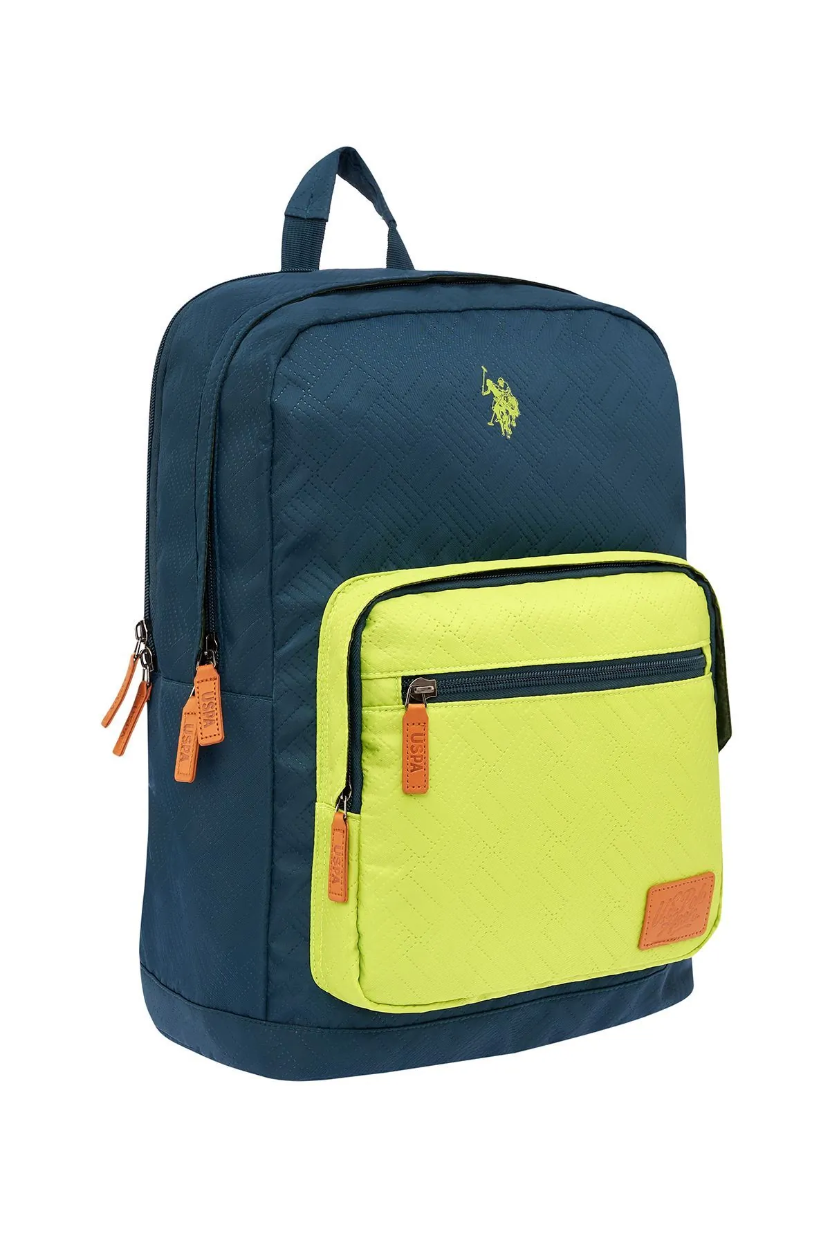 Lisanslı Us Polo ASSN Sırt Çantası-Yeşil