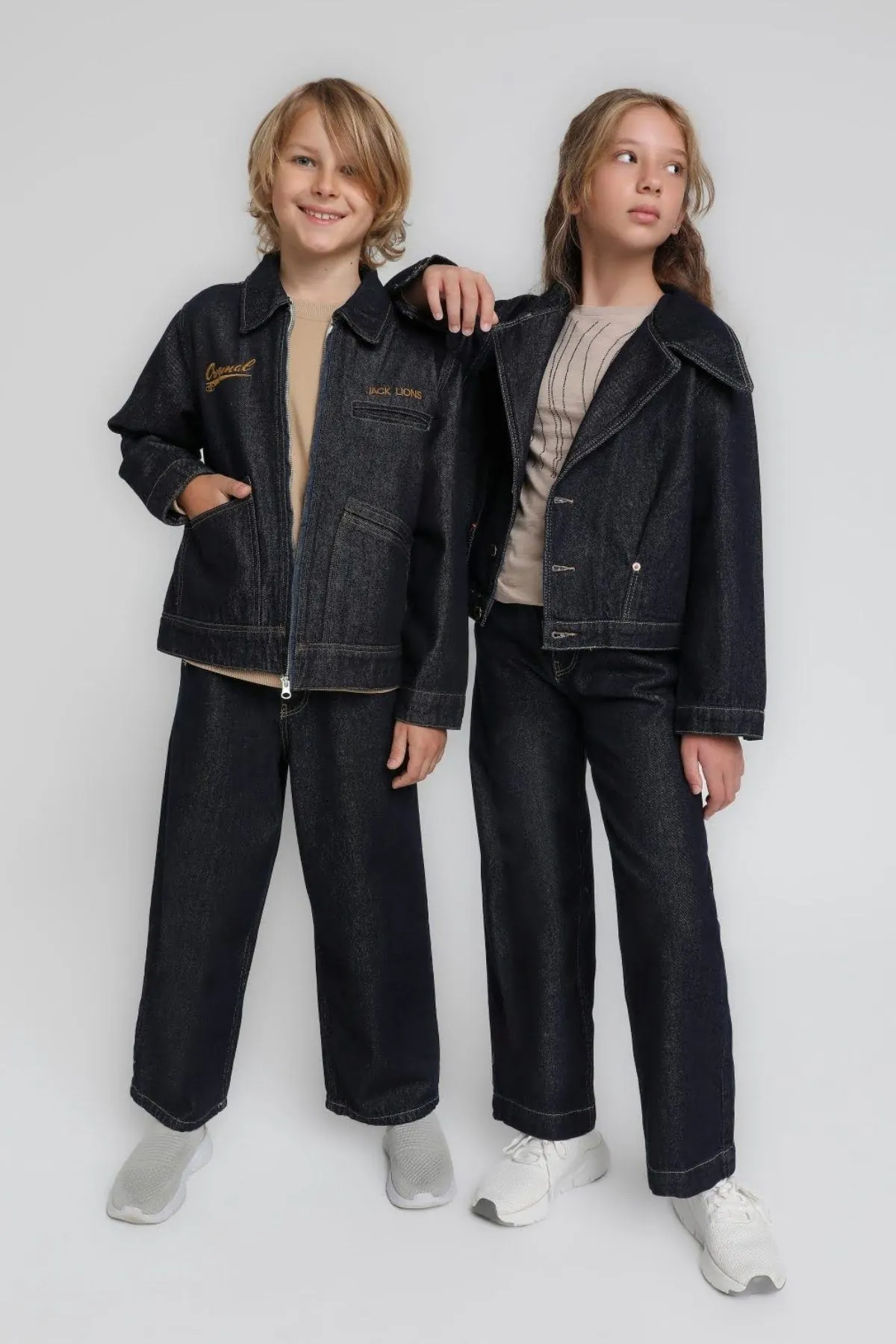 4-14 Yaş Premium Navy Erkek Çocuk 3'Lü Takım-İndigo