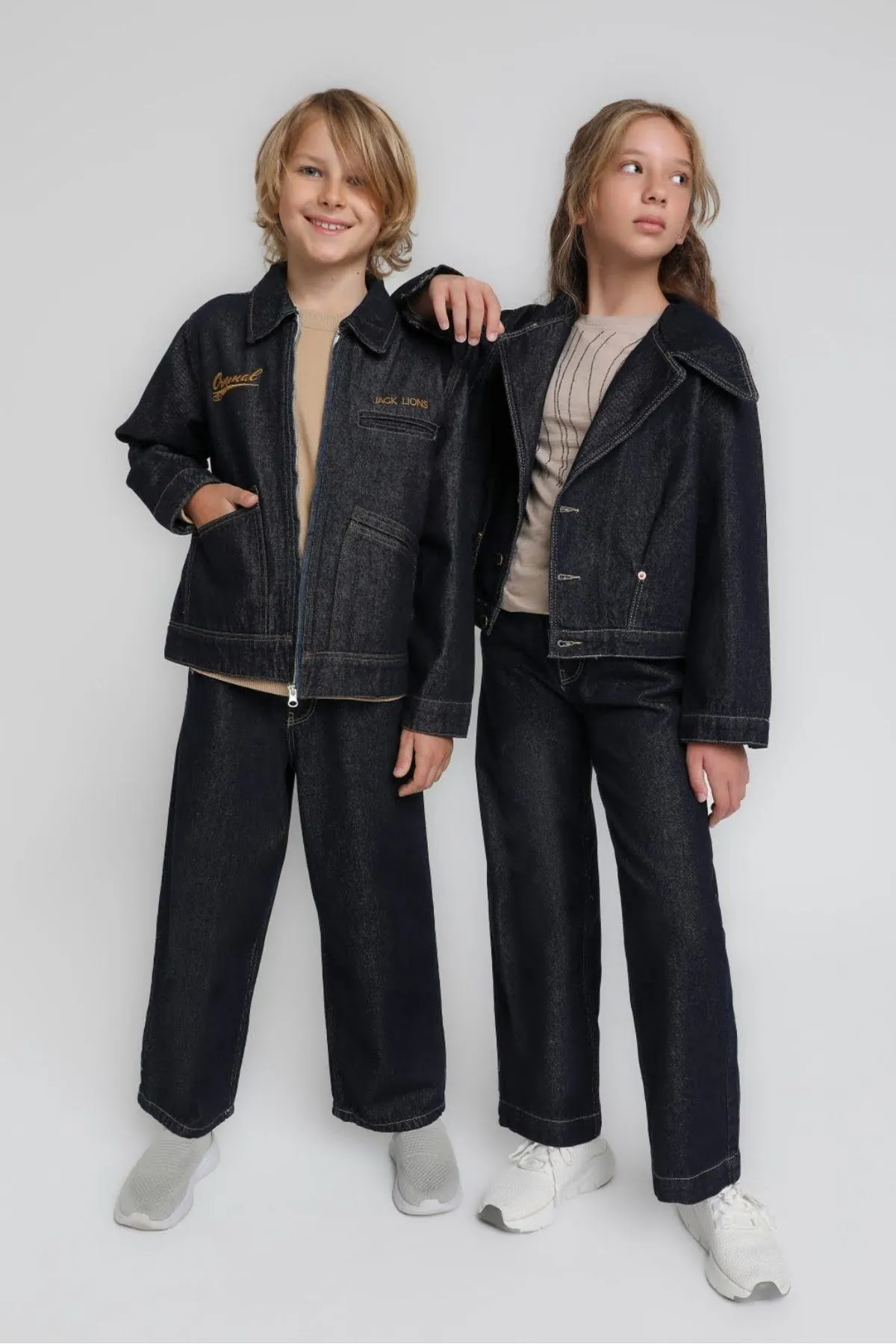 9-14 Yaş Stella Jean Kız Çocuk Takım-İndigo