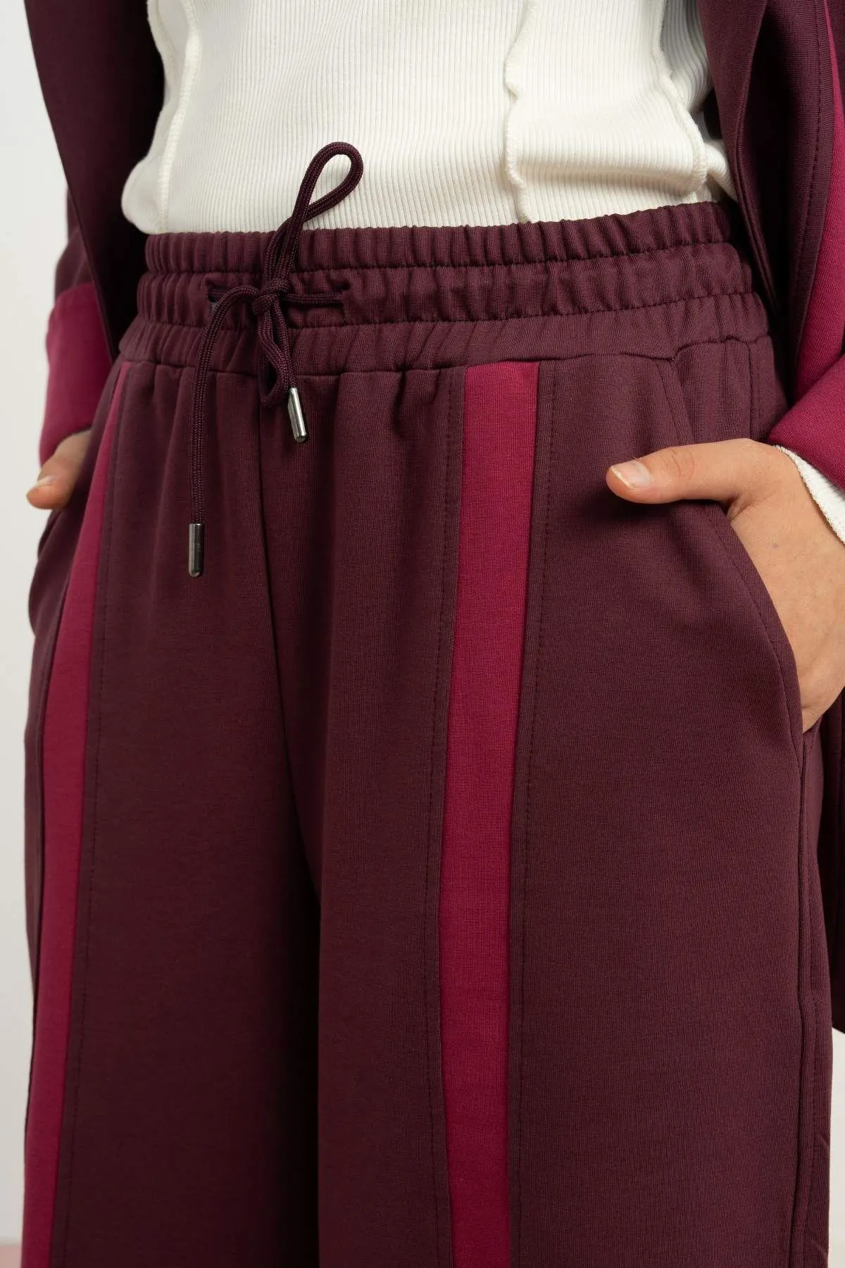 9-15 Yaş Moonlight Mist Kız Çocuk 3'Lü Takım-Bordo