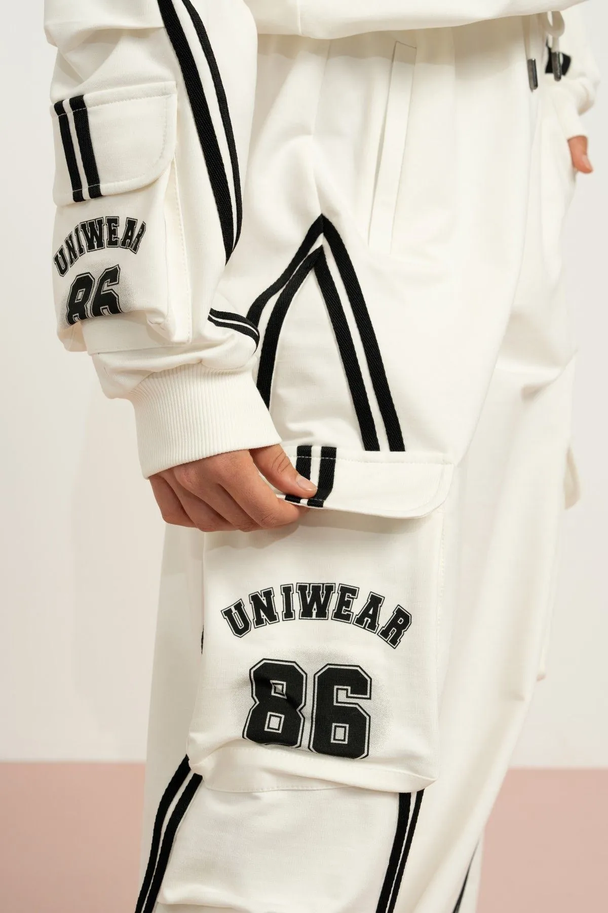 9-15 Yaş Uniwear Luna Kız Çocuk Takım-Ekru