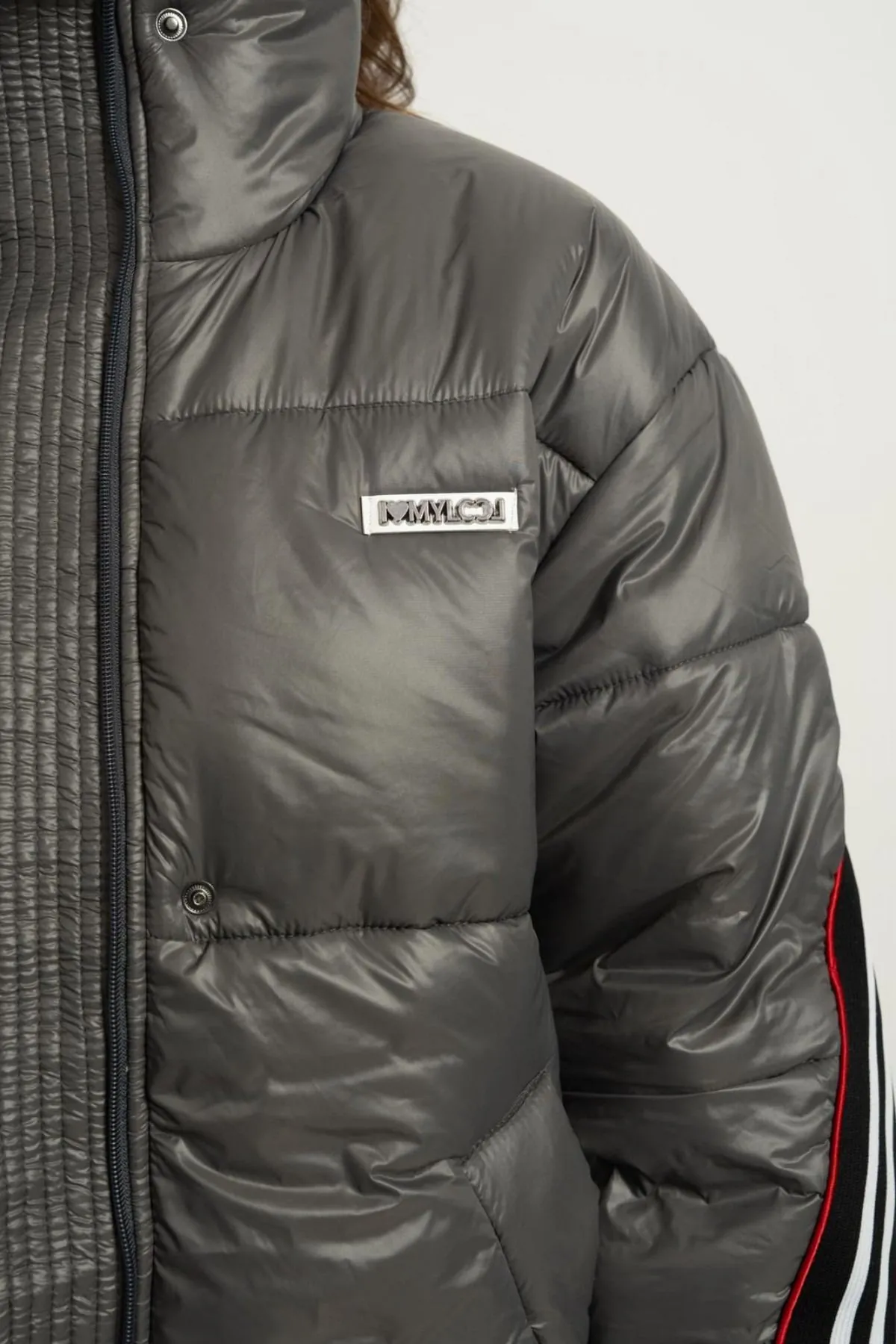 9-15 Yaş Northlight Premium Kız Çocuk Dolgulu Mont-Antrasit